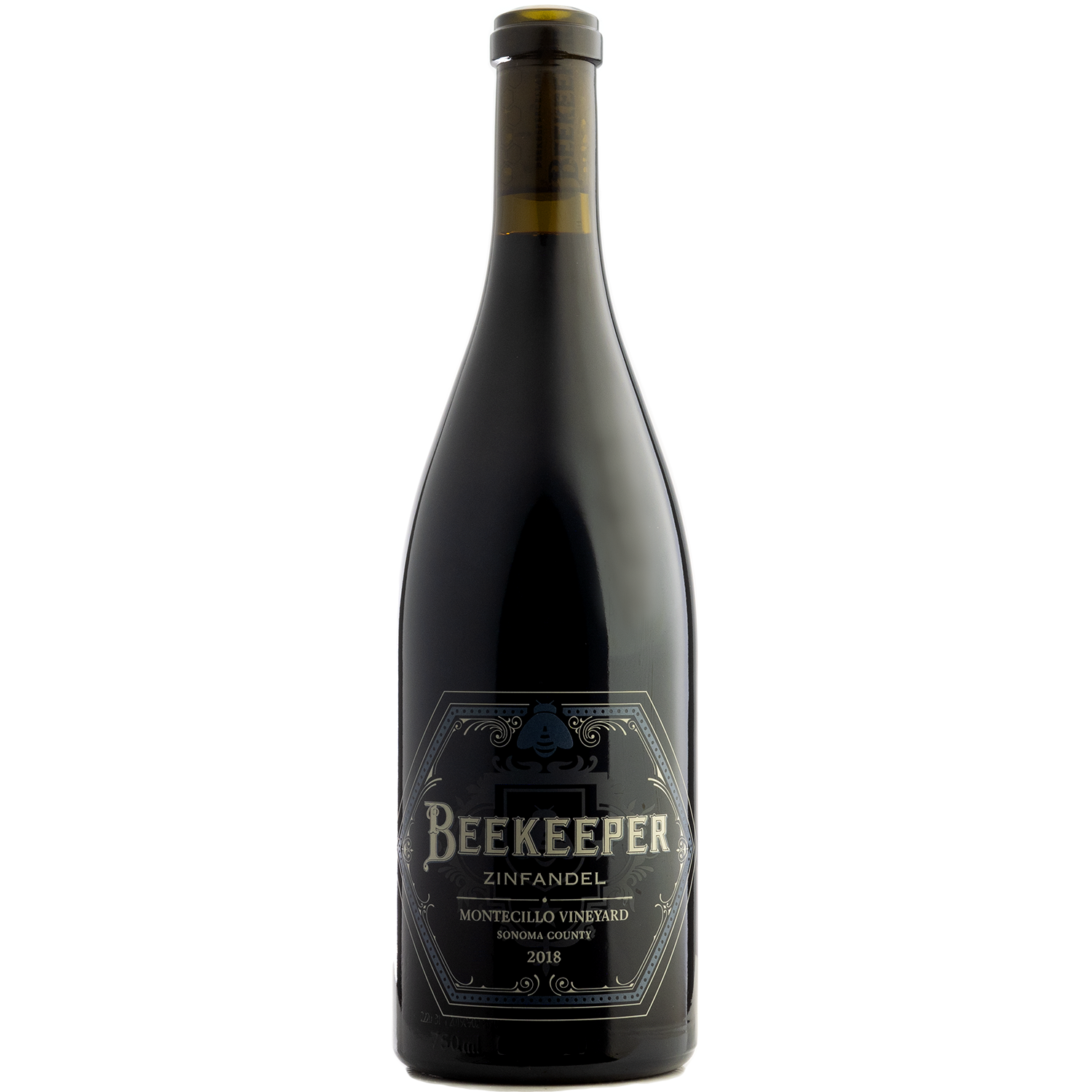 Beekeeper Cellars 2018 Montecillo Vineyard Sonoma Valley Zinfandel 750ml Wine Bottle