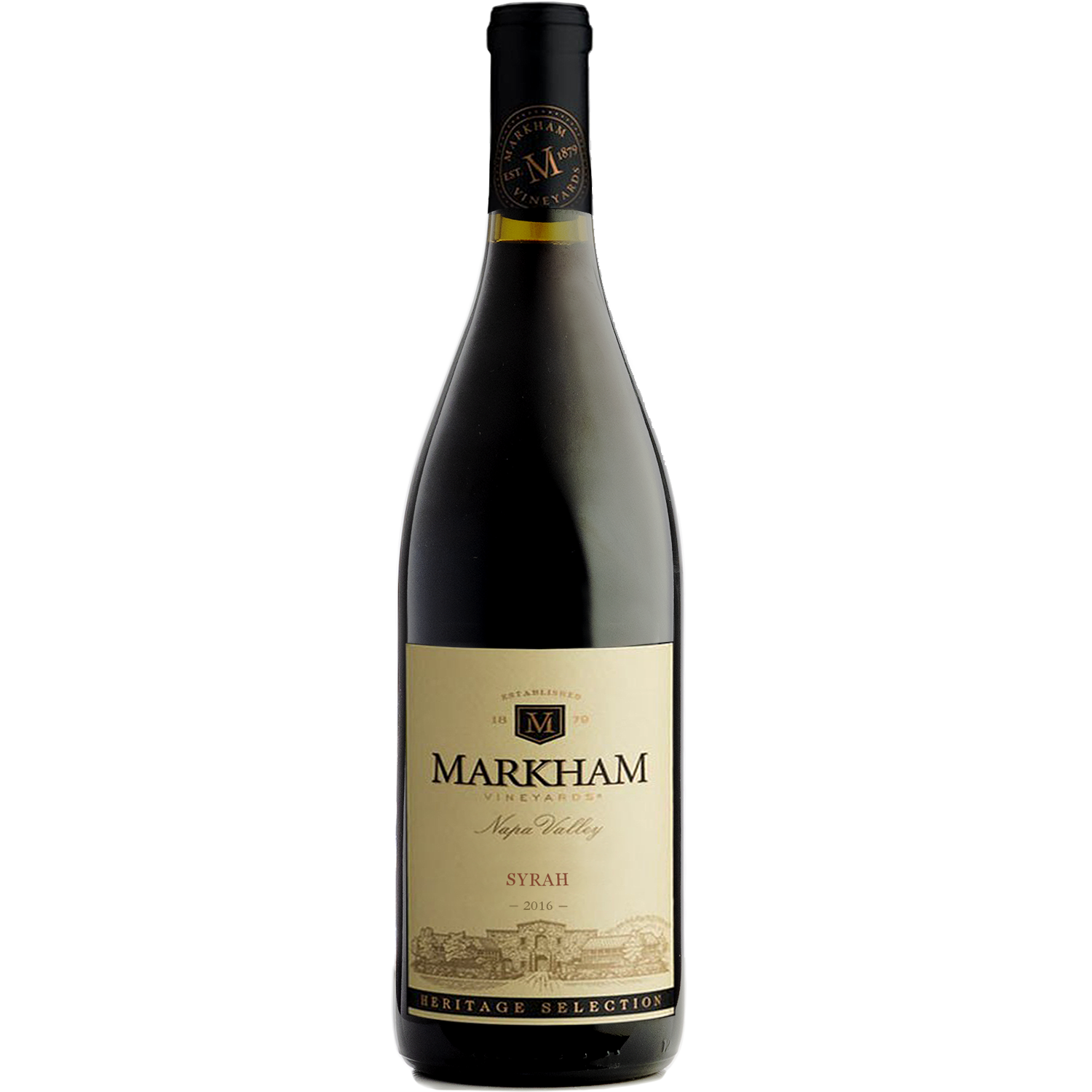 Markham Vineyards 2016 'Heritage Selection' Napa Valley Syrah 750ml Wine Bottle