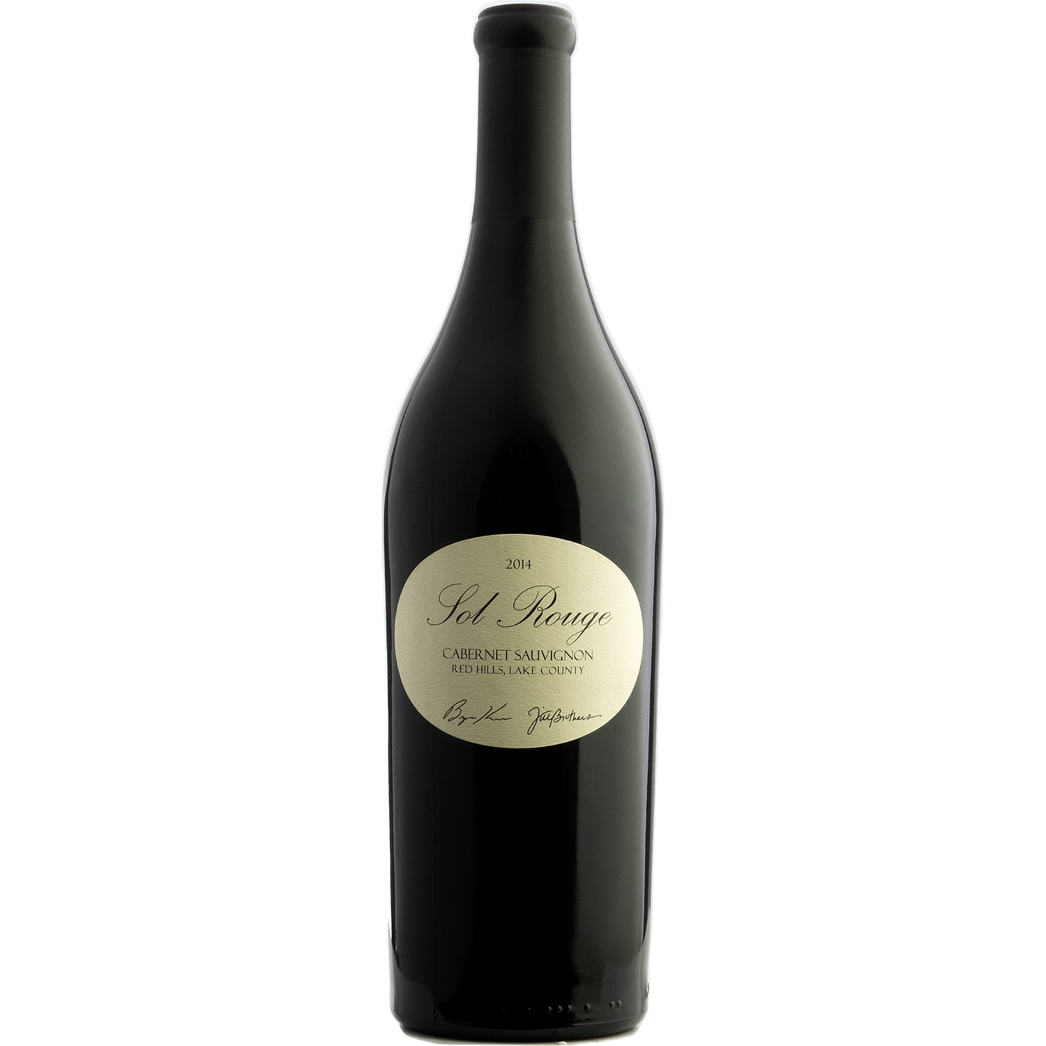 Sol Rouge 2014 Red Hills Cabernet Sauvignon 750ml Wine Bottle