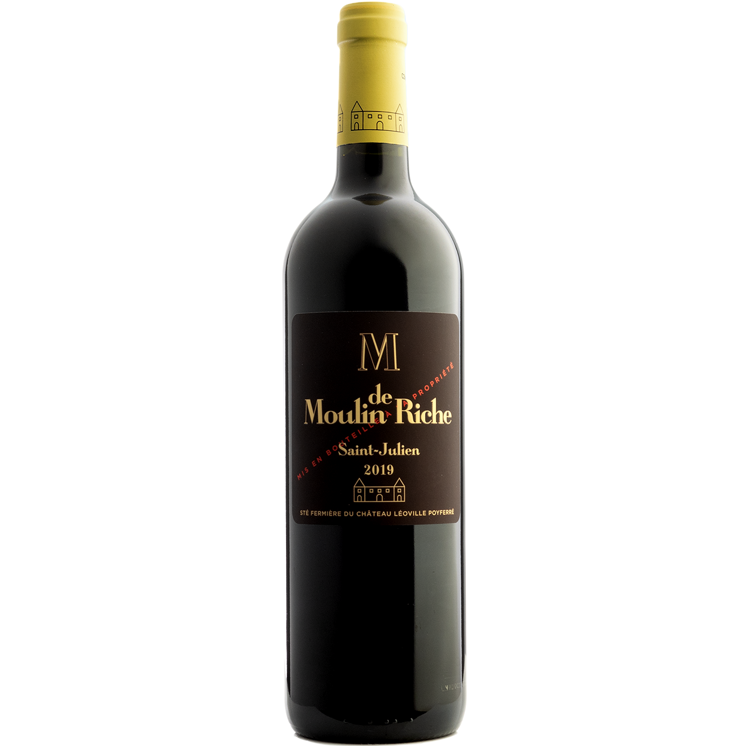 Château Léoville Poyferré 2019 'M de Moulin Riche‘ Saint-Julien 750ml Wine Bottle
