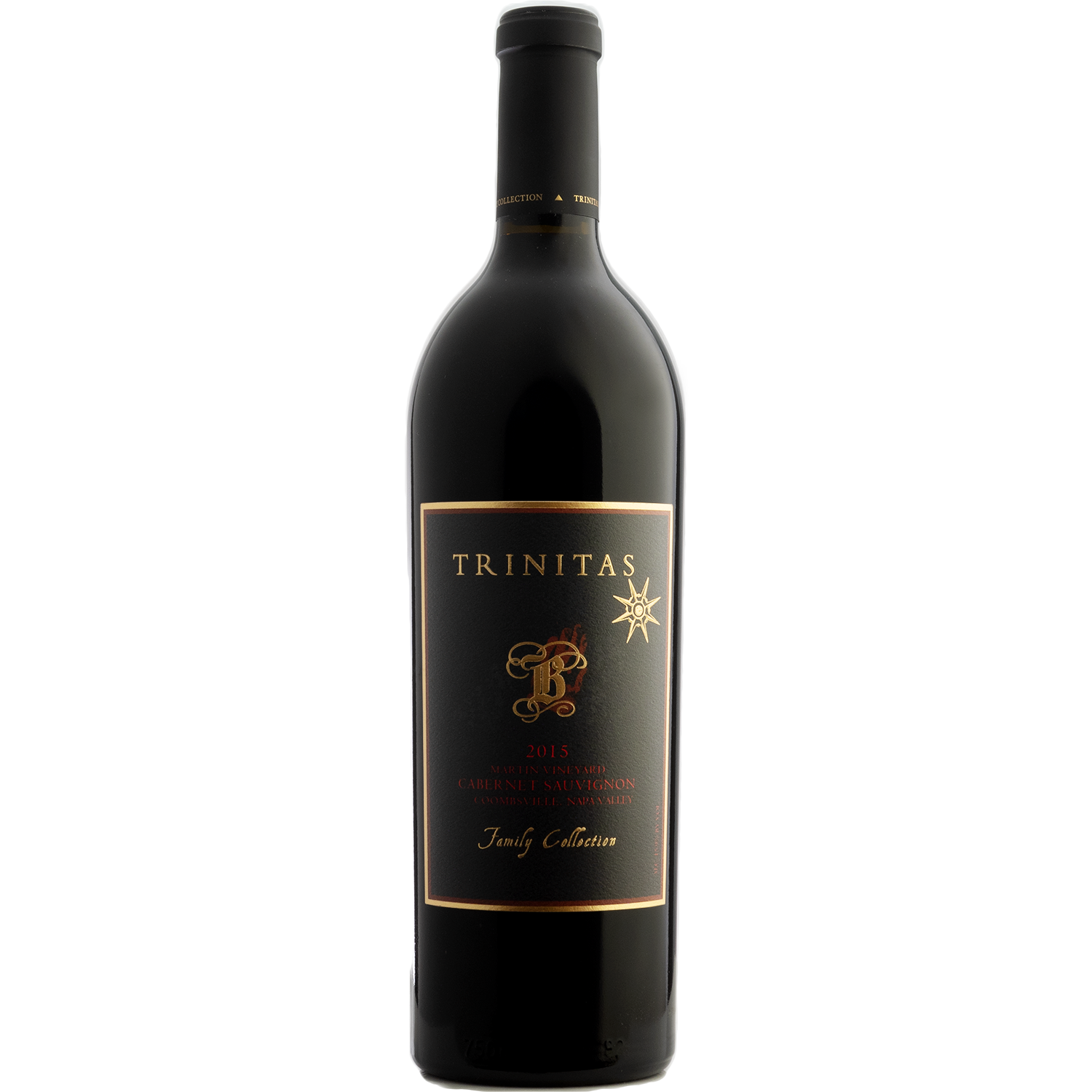 Trinitas 2015 'Family Collection' Martin Vineyard Cabernet Sauvignon 750ml Wine Bottle