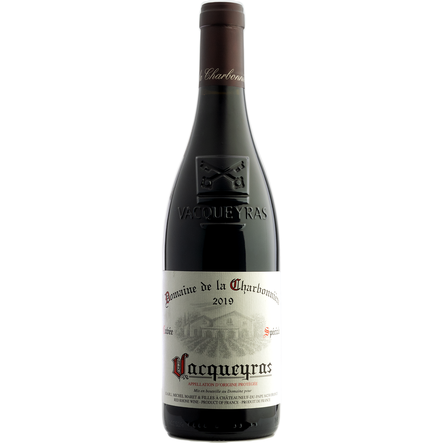 Domaine de la Charbonniere 2019 'Cuvée Spéciale' Vacqueyras 750ml Wine Bottle