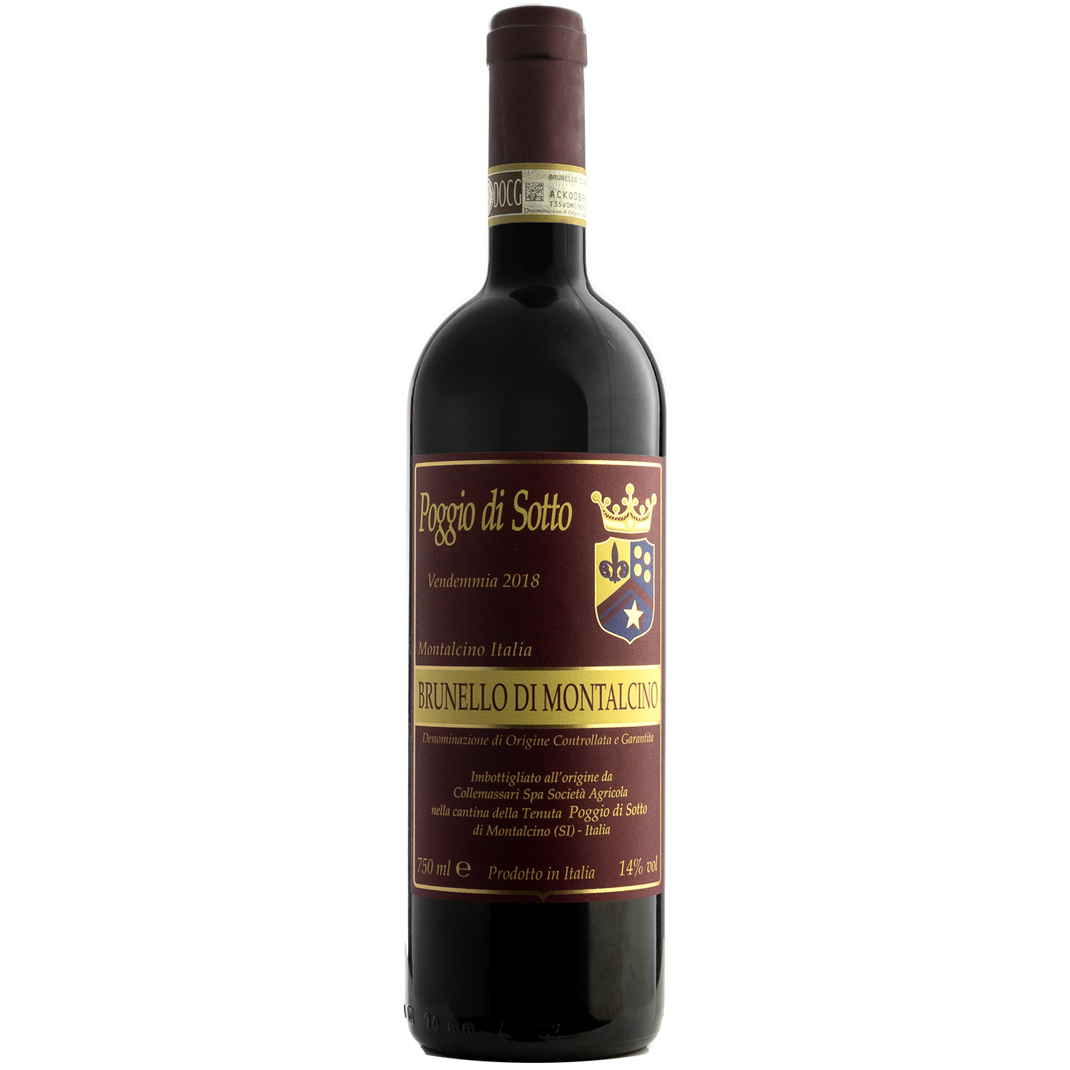 Poggio di Sotto 2018 Brunello di Montalcino 750ml Wine Bottle