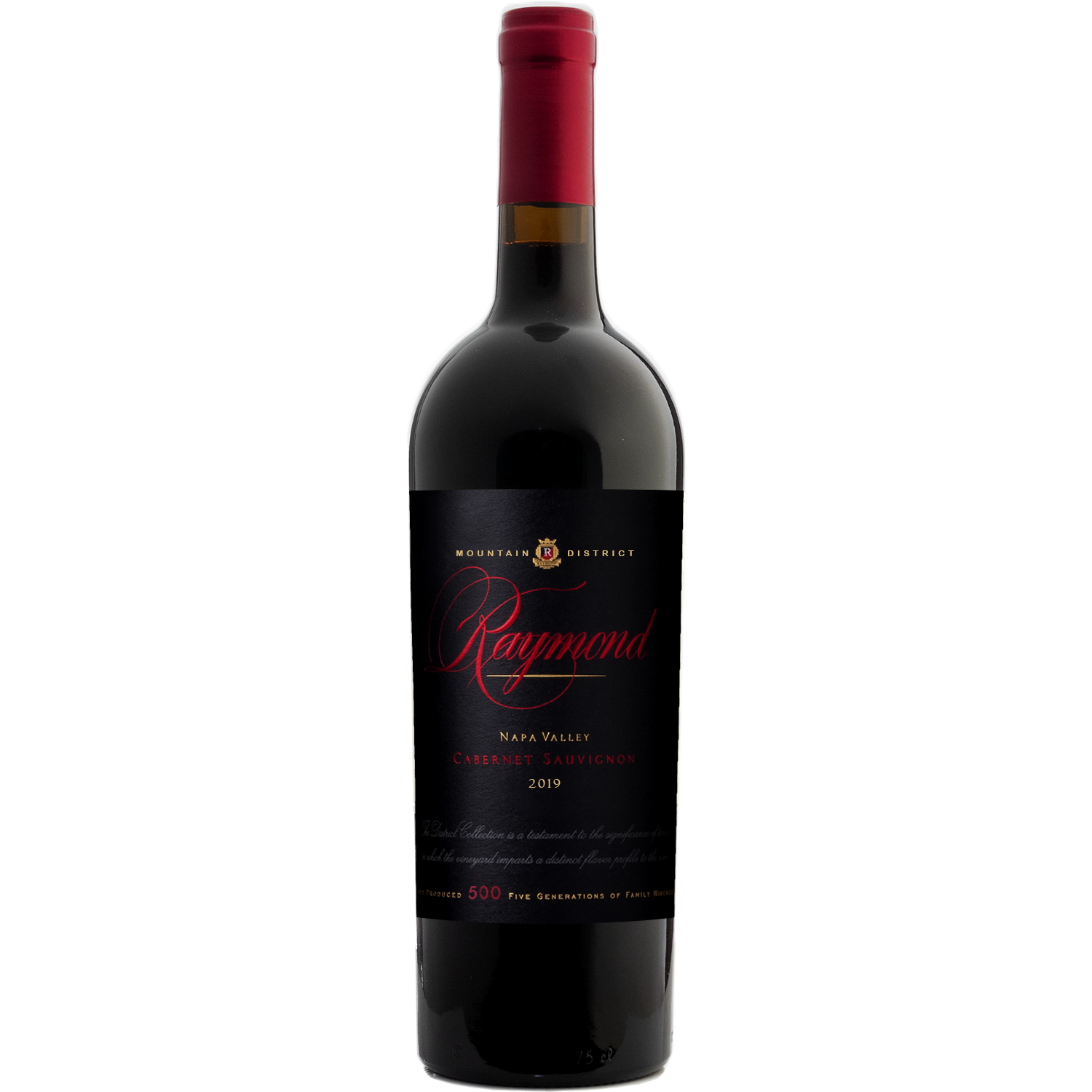 Raymond 2019 'Mountain District' Napa Valley Cabernet Sauvignon 750ml Wine Bottle