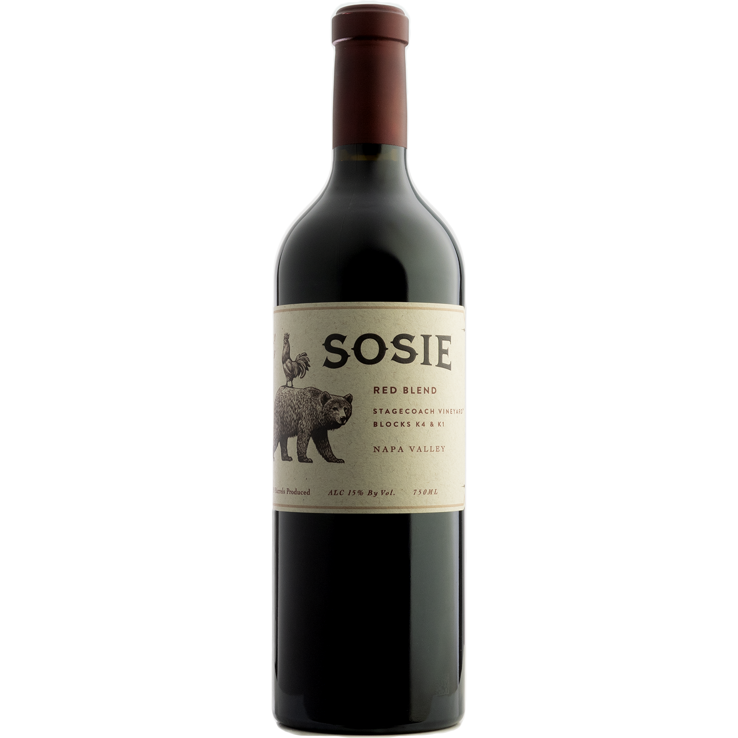Sosie 2018 'Blocks K4 & K1' Stagecoach Vineyard® Cabernet Blend 750ml Wine Bottle