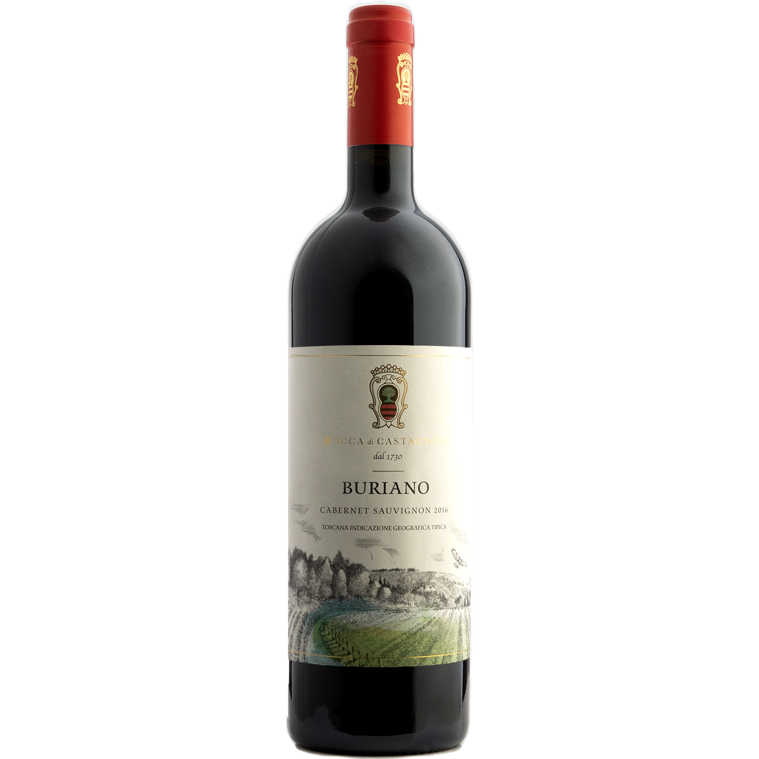 Rocca di Castagnoli 2016 'Buriano' Toscana IGT 750ml Wine Bottle