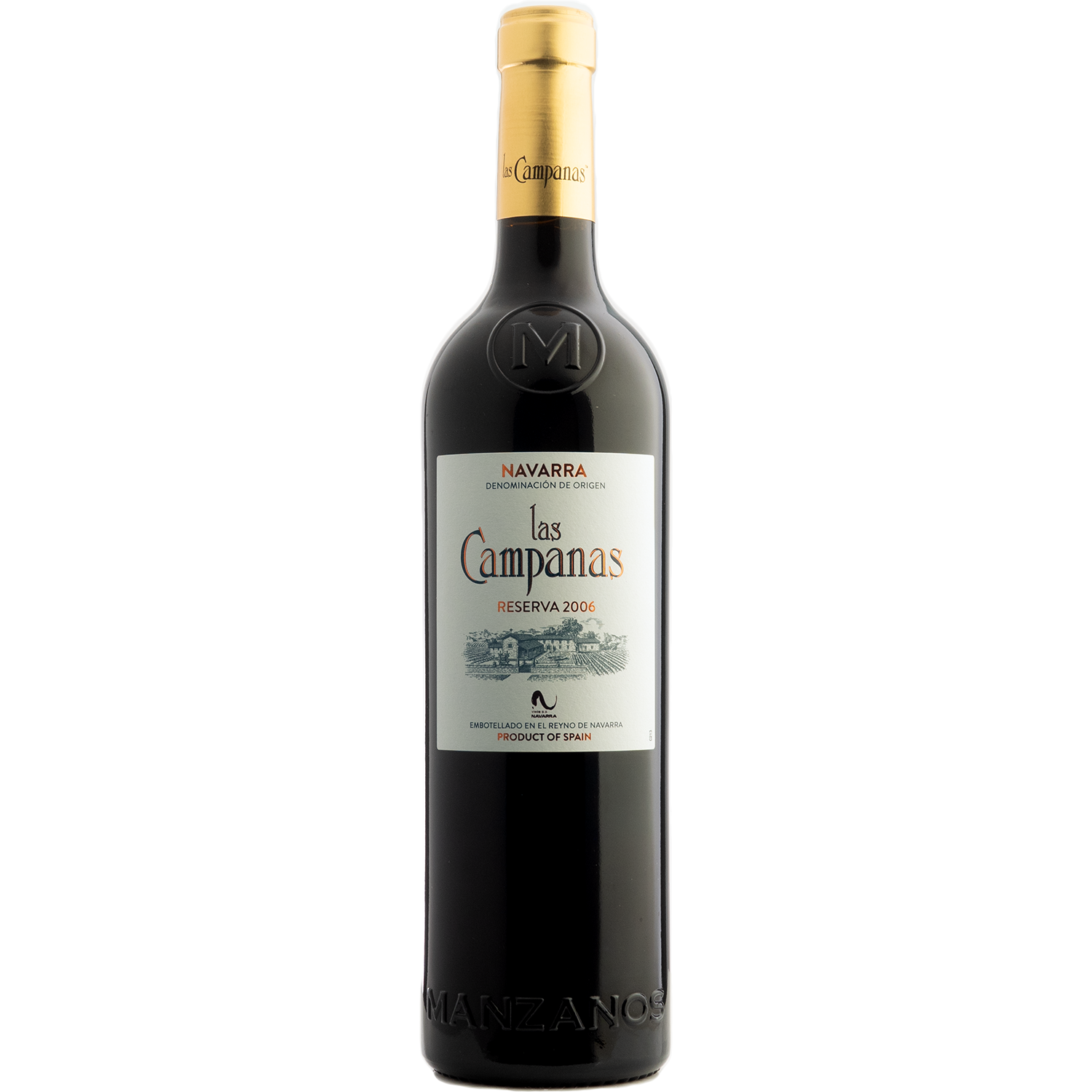 Bodegas Manzanos 2006 'Las Campanas' Reserva Navarra 750ml Wine Bottle