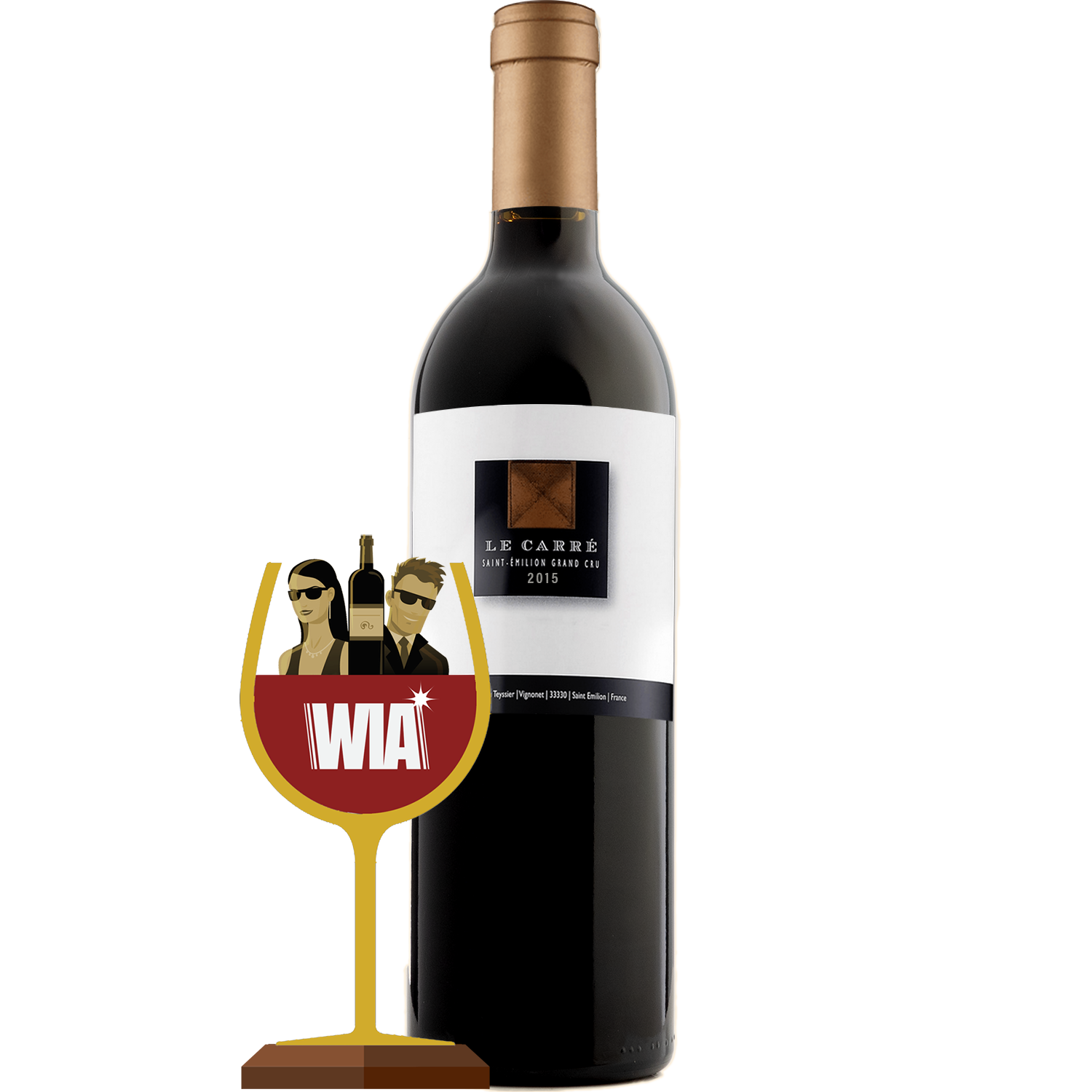 Le Carré 2015 St.-Émilion Grand Cru 750ml Wine Bottle