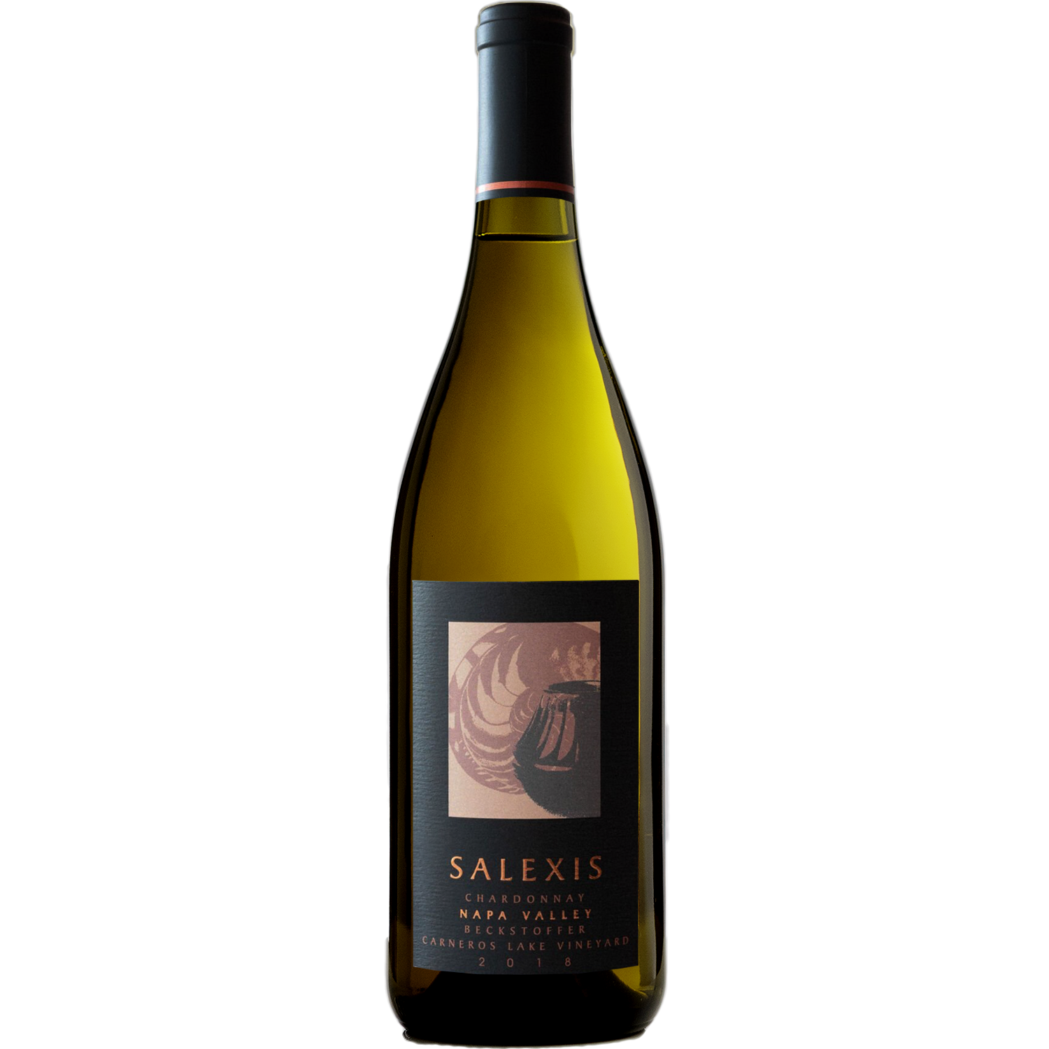 Salexis 2018 Beckstoffer Lake Vineyard Napa Valley Chardonnay 750ml Wine Bottle