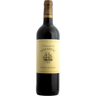 Château Malartic-Lagravière 2015 'Le Sillage' Pessac-Léognan 750ml Wine Bottle