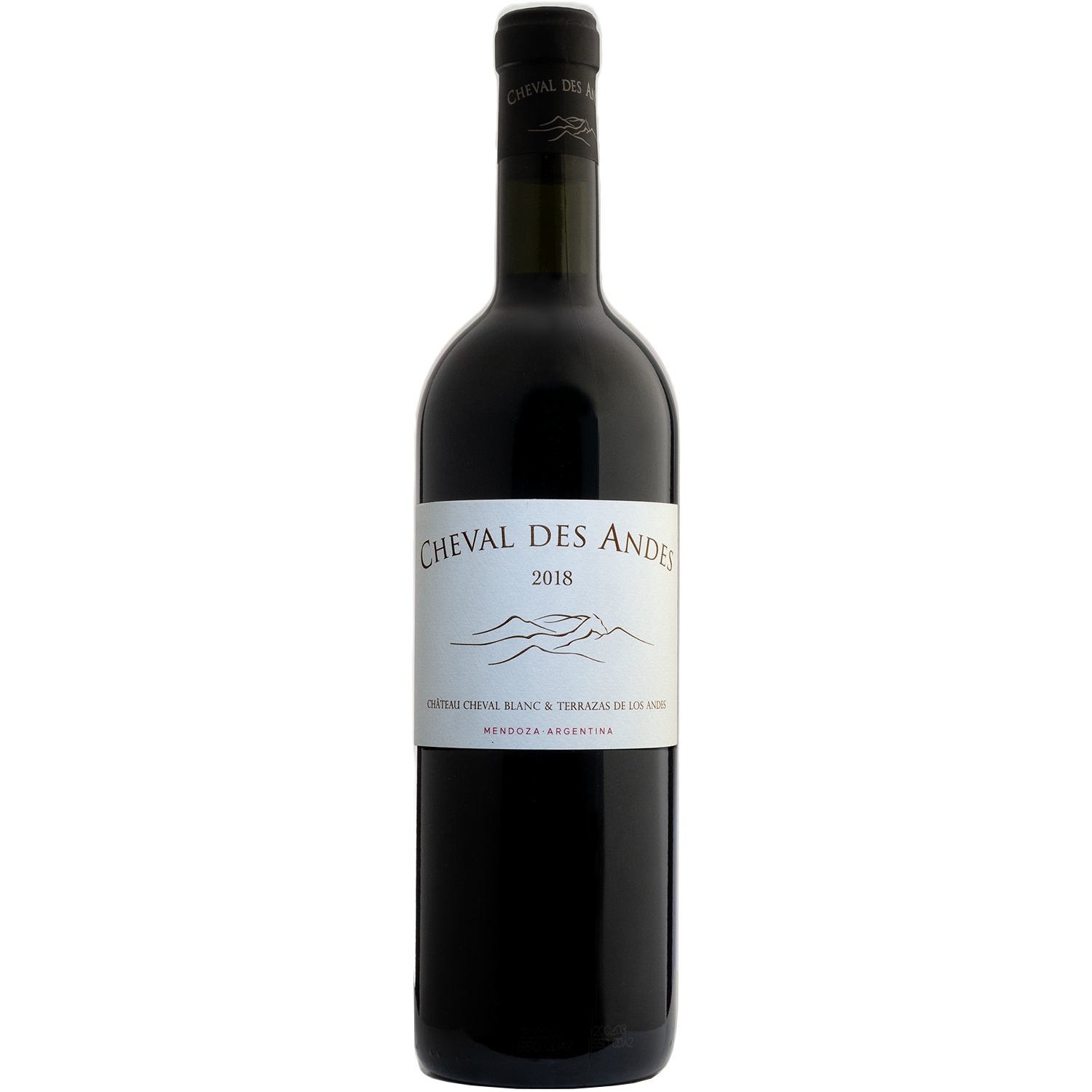Cheval Blanc & Terrazas 2018 'Cheval des Andes' Mendoza 750ml Wine Bottle