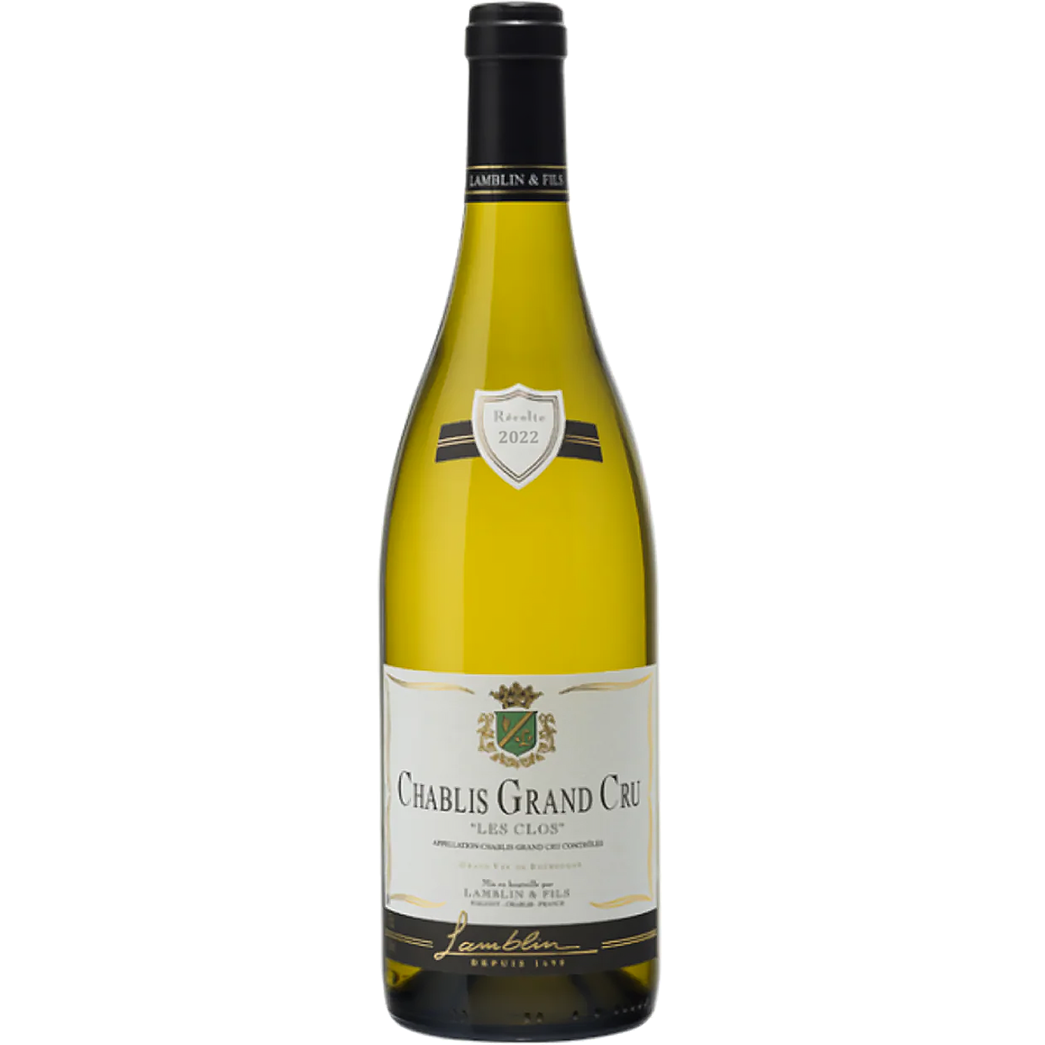 Lamblin & Fils 2022 Chablis Les Clos Grand Cru 750ml Wine Bottle