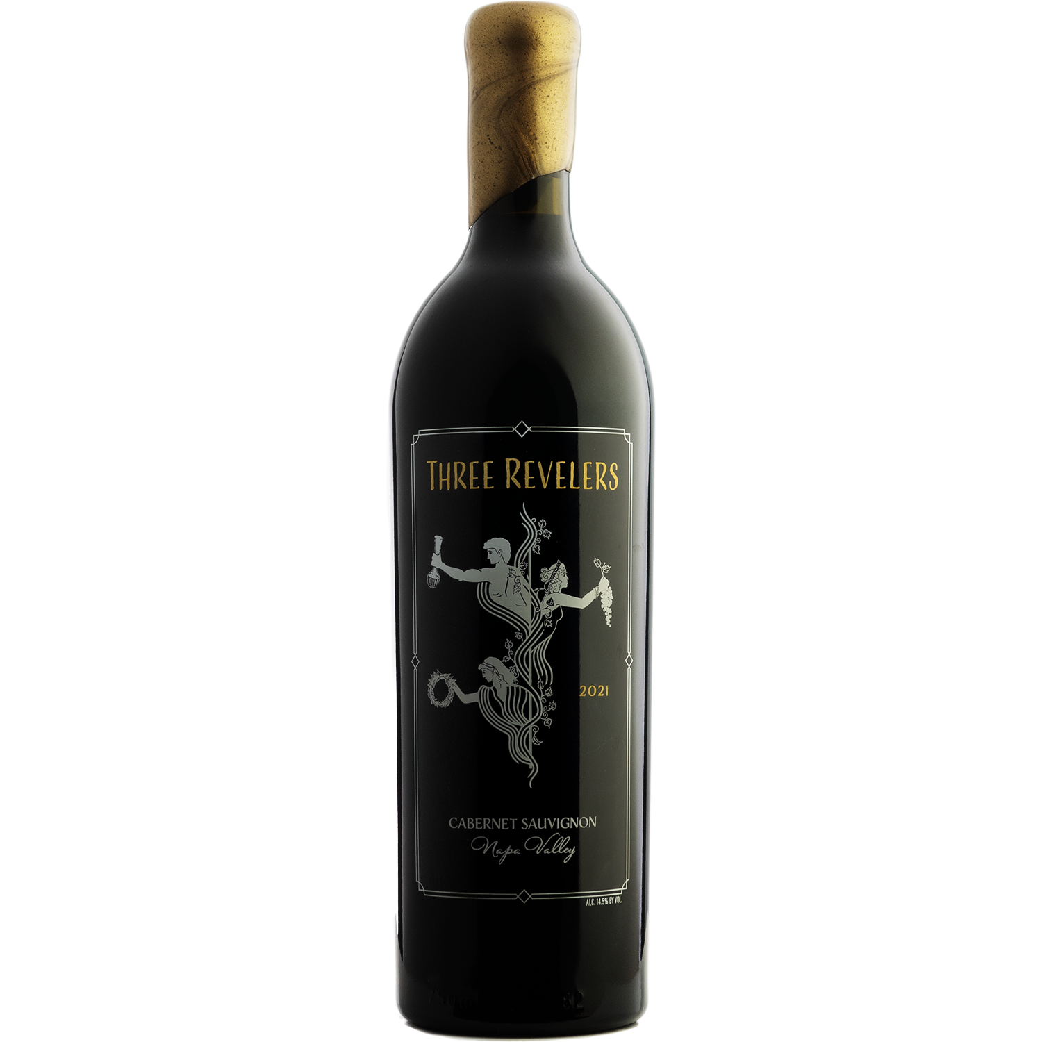 Three Revelers 2021 Napa Valley Cabernet Sauvignon 750ml Wine Bottle