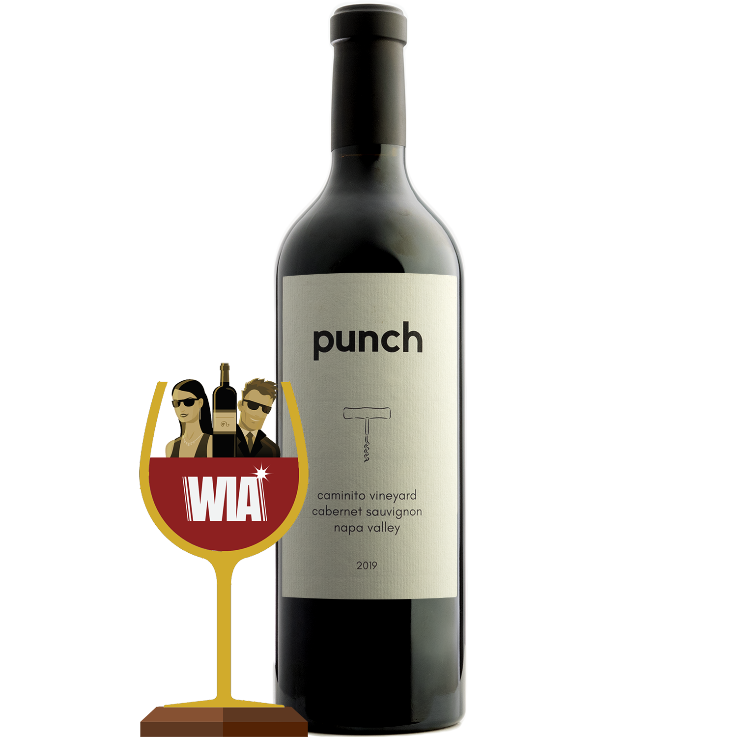 Punch 2019 Caminito Vineyard Spring Mountain Cabernet Sauvignon 750ml Wine Bottle