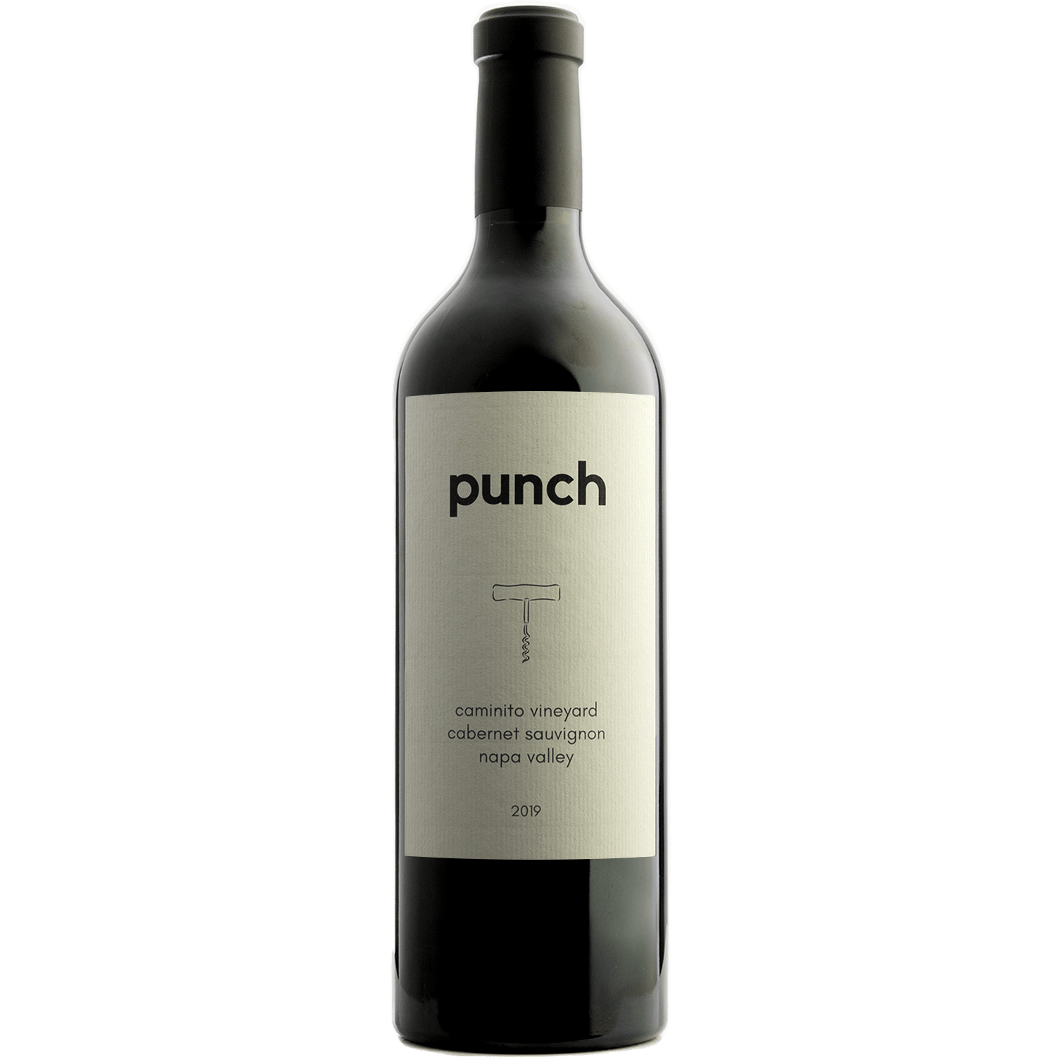 Punch 2019 Caminito Vineyard Spring Mountain Cabernet Sauvignon 750ml Wine Bottle
