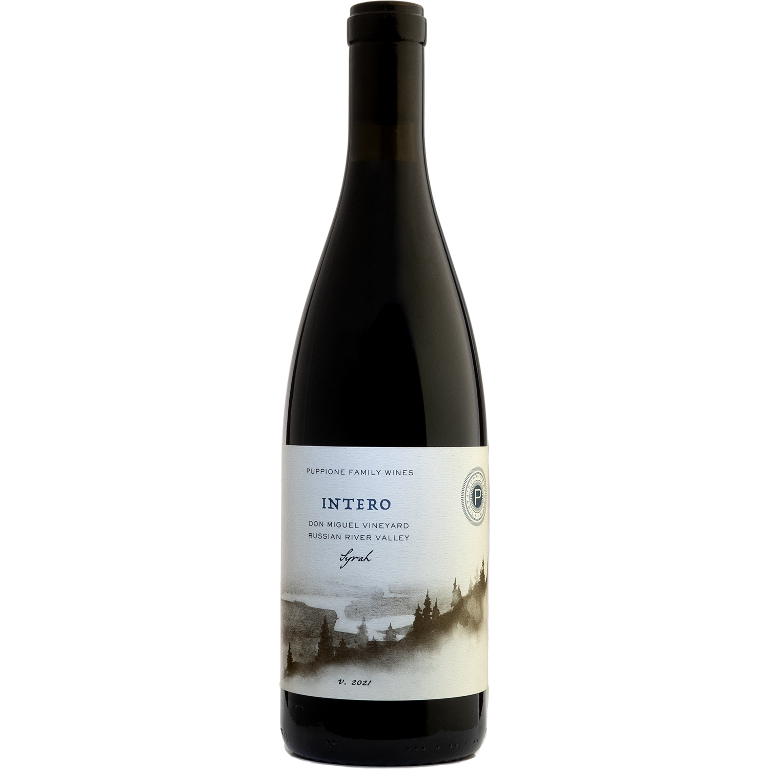 Puppione Family Wines 2021 'Intero' Don Miguel Vineyard RRV Syrah 750ml Wine Bottle