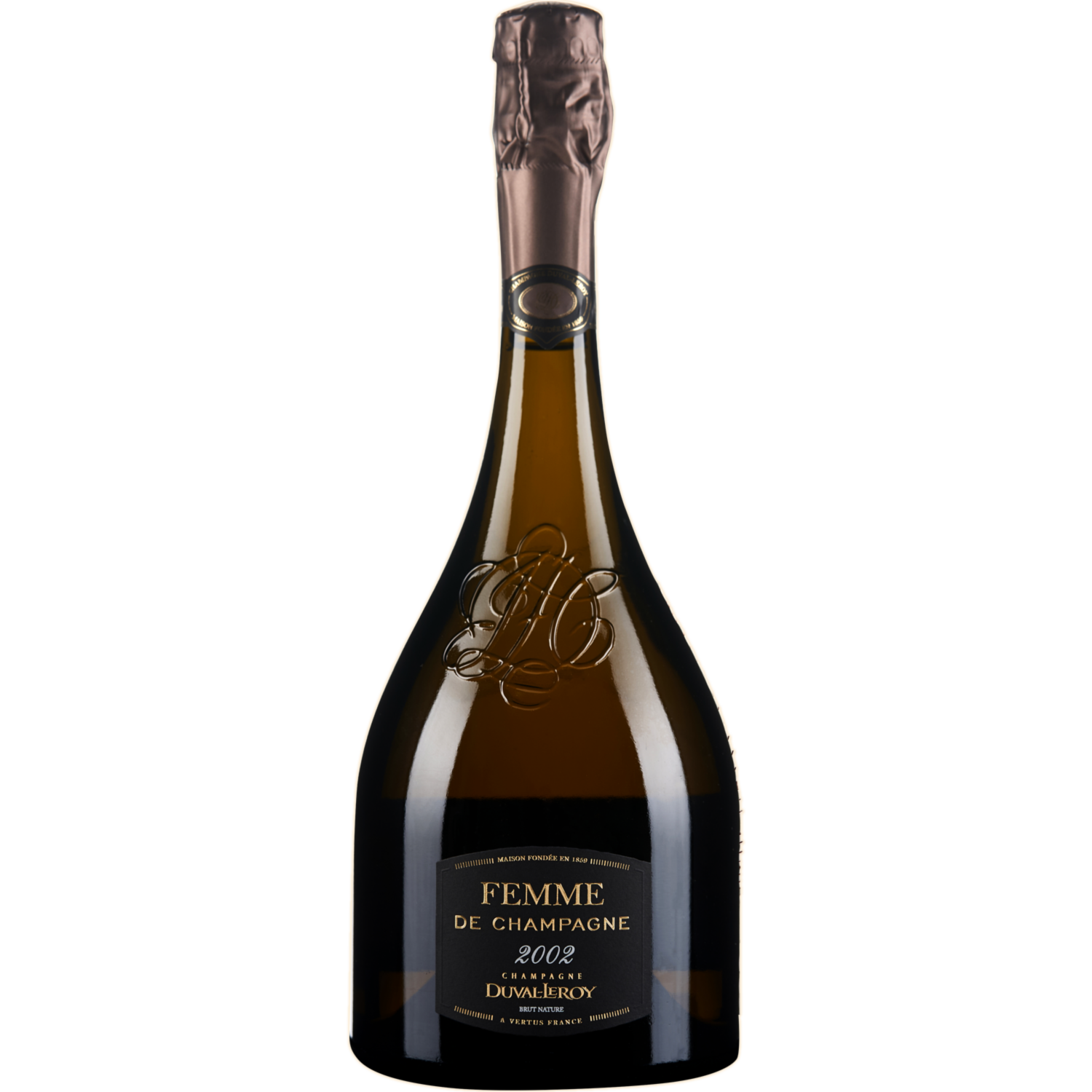 Champagne Duval-Leroy 2002 'Femme du Champagne' Brut Nature 750ml Wine Bottle