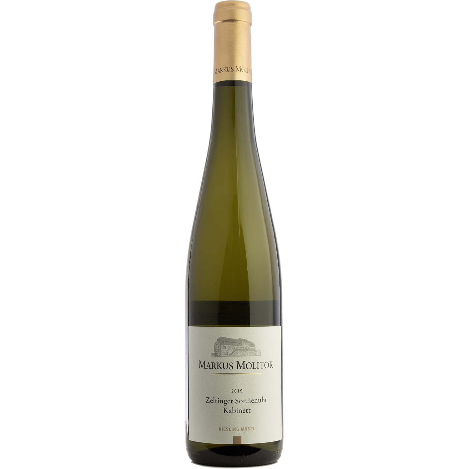 Markus Molitor 2019 Zeltinger Sonnenuhr Riesling Kabinett Goldkapsel 750ml Wine Bottle