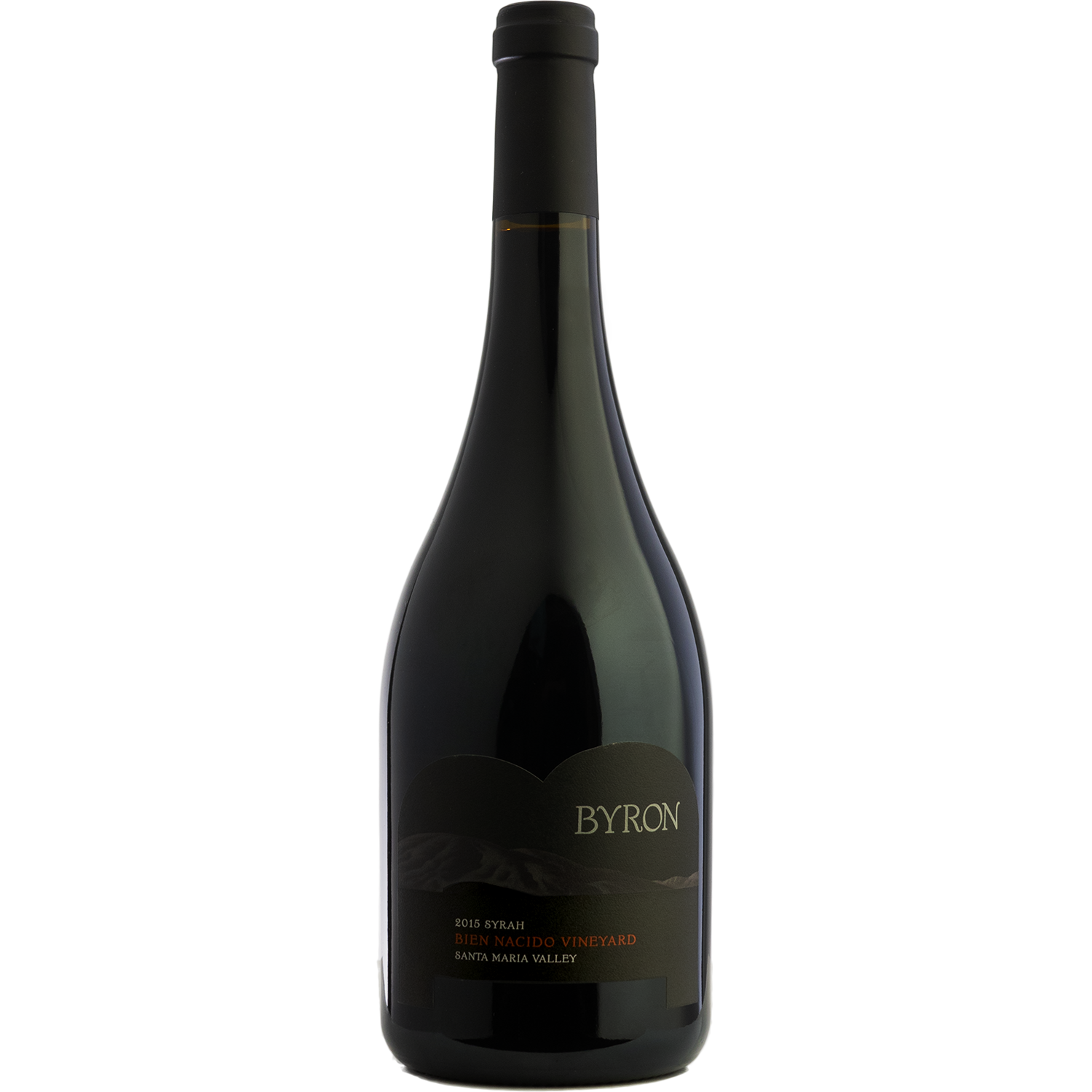 Byron 2015 Bien Nacido Vineyard Syrah 750ml Wine Bottle