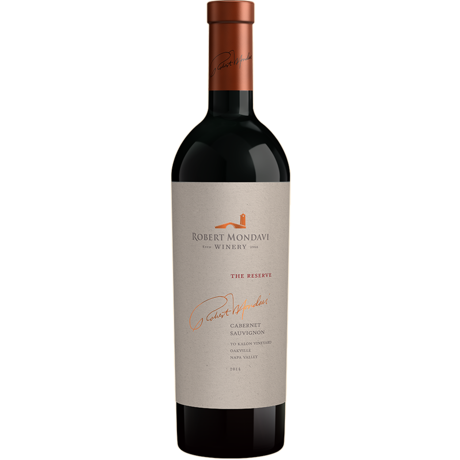 Robert Mondavi Winery 2014 To Kalon Reserve Cabernet Sauvignon 750ml Wine Bottle