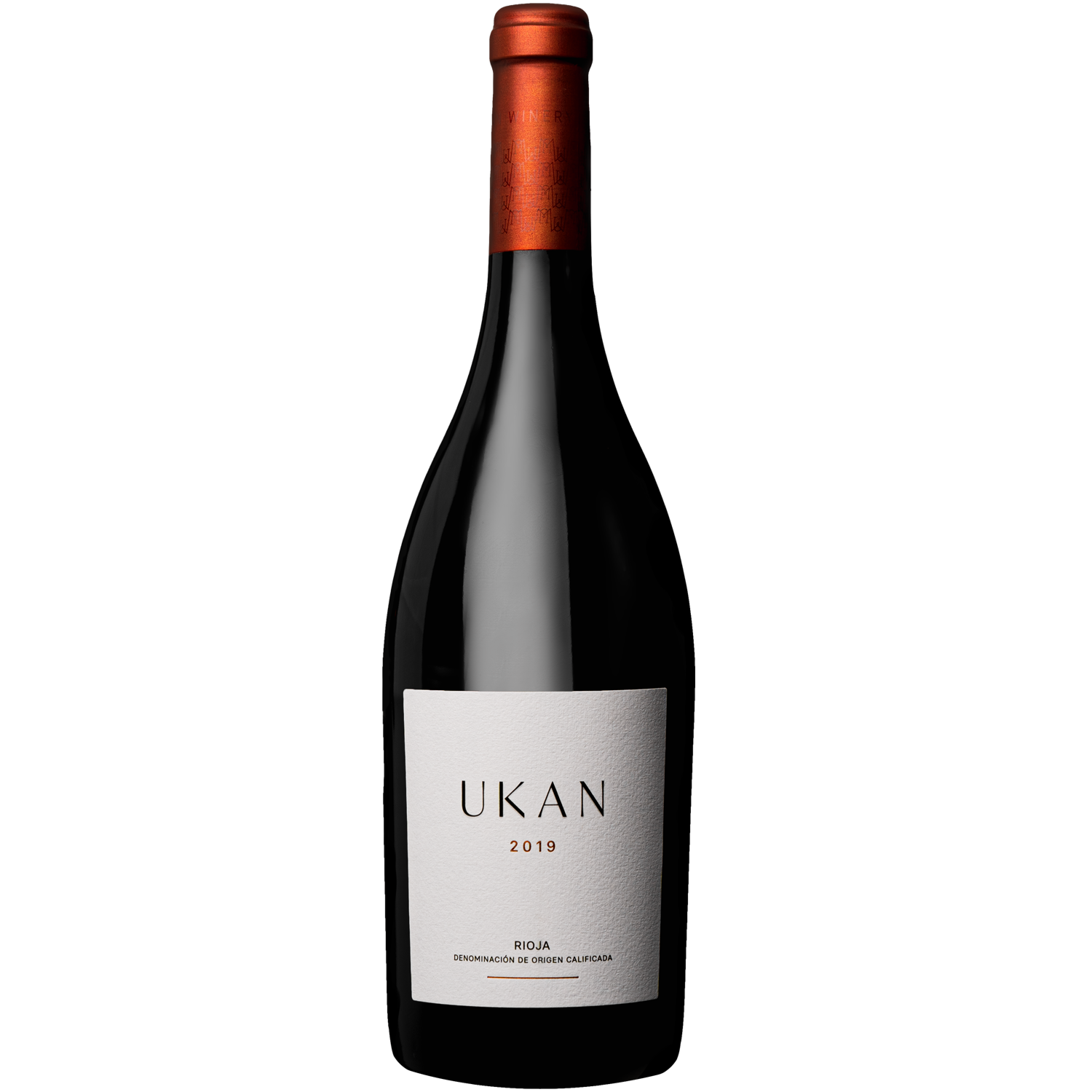 UKAN 2019 Rioja 750ml Wine Bottle