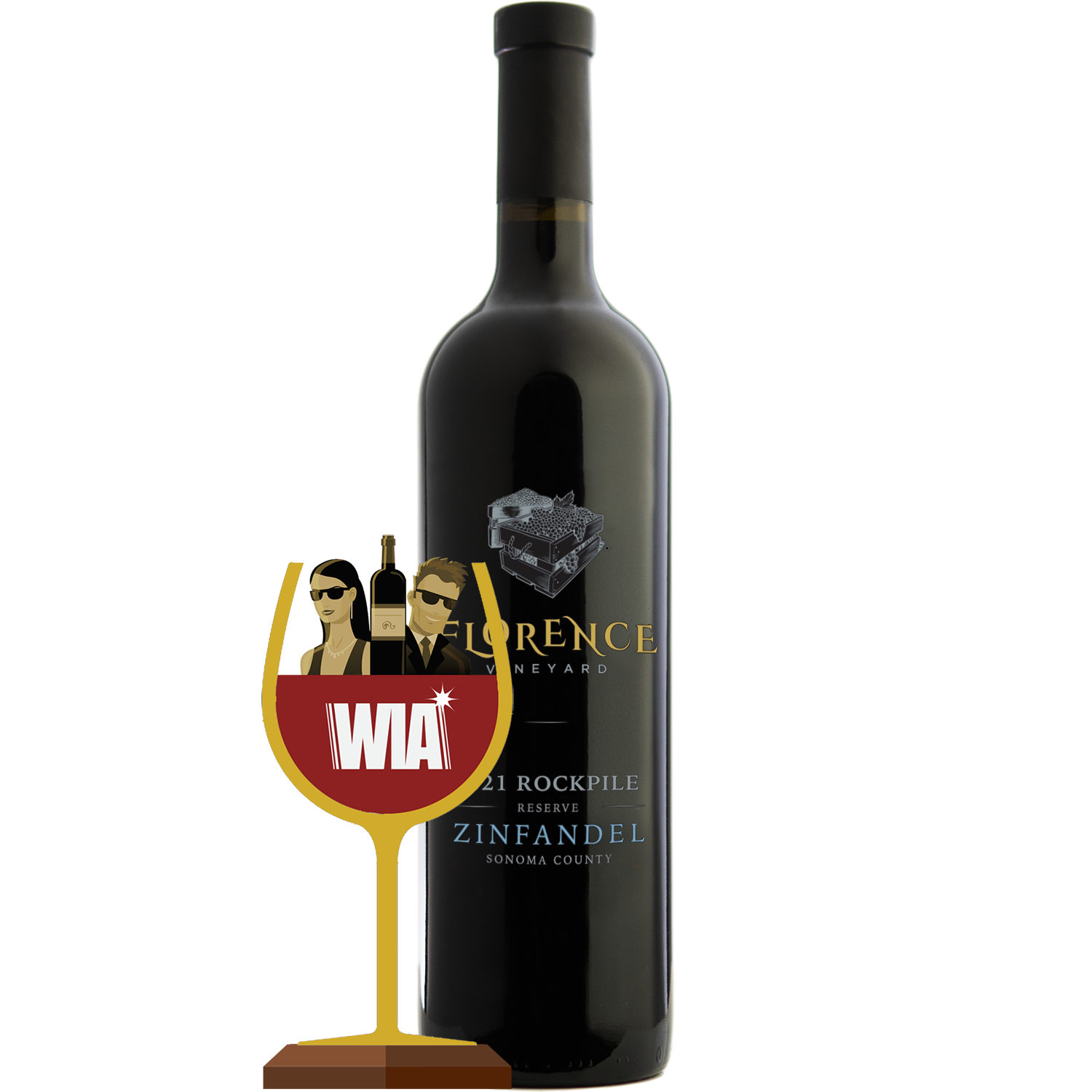 Florence Vineyard 2021 Rockpile Estate Reserve Zinfandel 750ml Wine Bottle