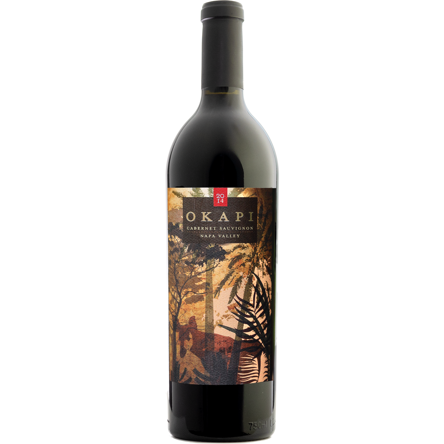 Okapi Winery 2014 Napa Valley Cabernet Sauvignon 750ml Wine Bottle