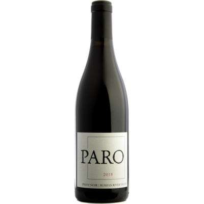 PARO 2018 Hogan's Run Vineyard RRV Pinot Noir 750ml Wine Bottle