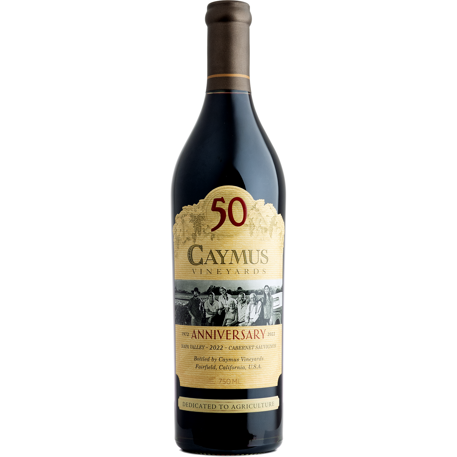 Caymus 2022 '50th Anniversary' Napa Valley Cabernet Sauvignon 750ml Wine Bottle