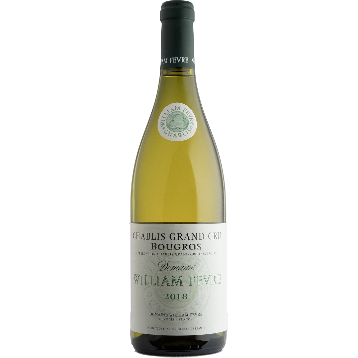 Domaine William Fèvre 2018 Bougros Grand Cru 750ml Wine Bottle