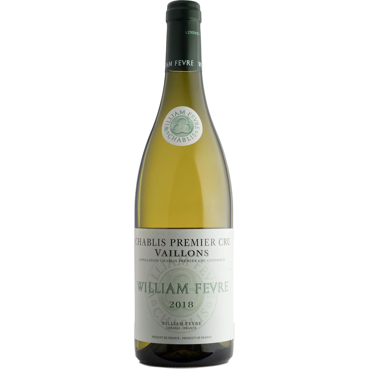 Domaine William Fèvre 2018 Chablis Vaillons 1er Cru 750ml Wine Bottle