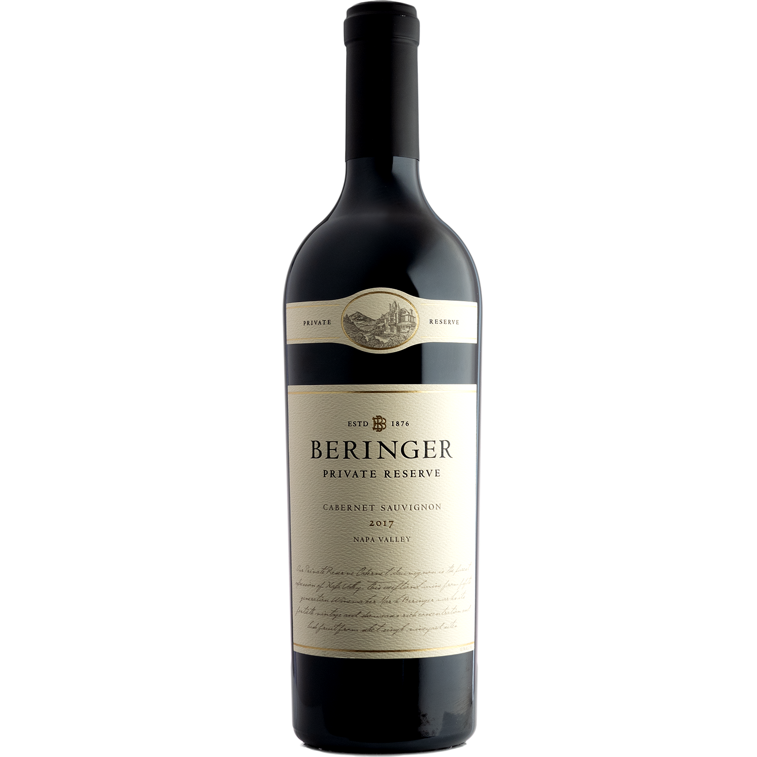 Beringer 2017 'Private Reserve' Napa Valley Cabernet Sauvignon 750ml Wine Bottle