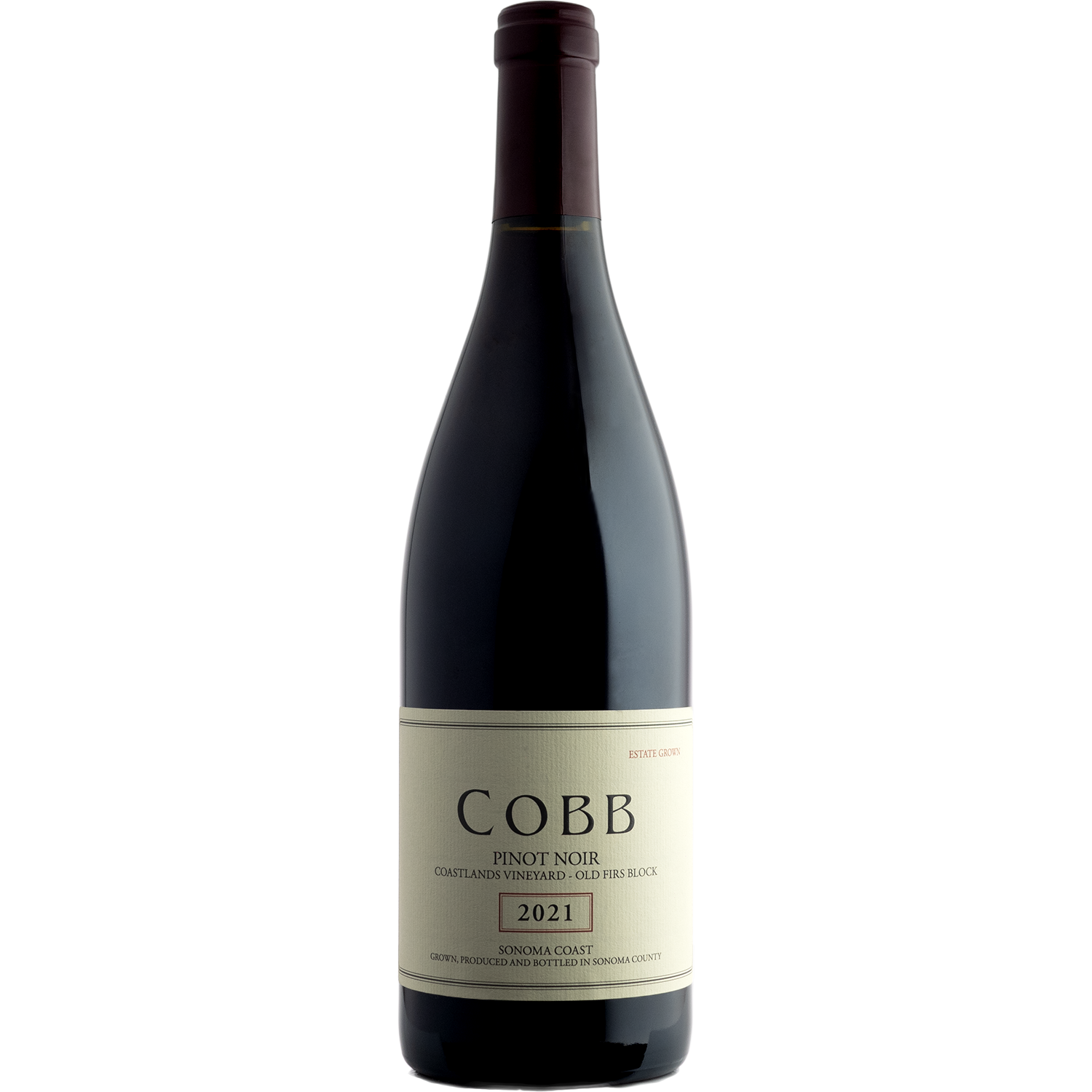 Cobb 2021 Coastlands Vineyard Old Firs Block Pinot Noir 750ml Wine Bottle