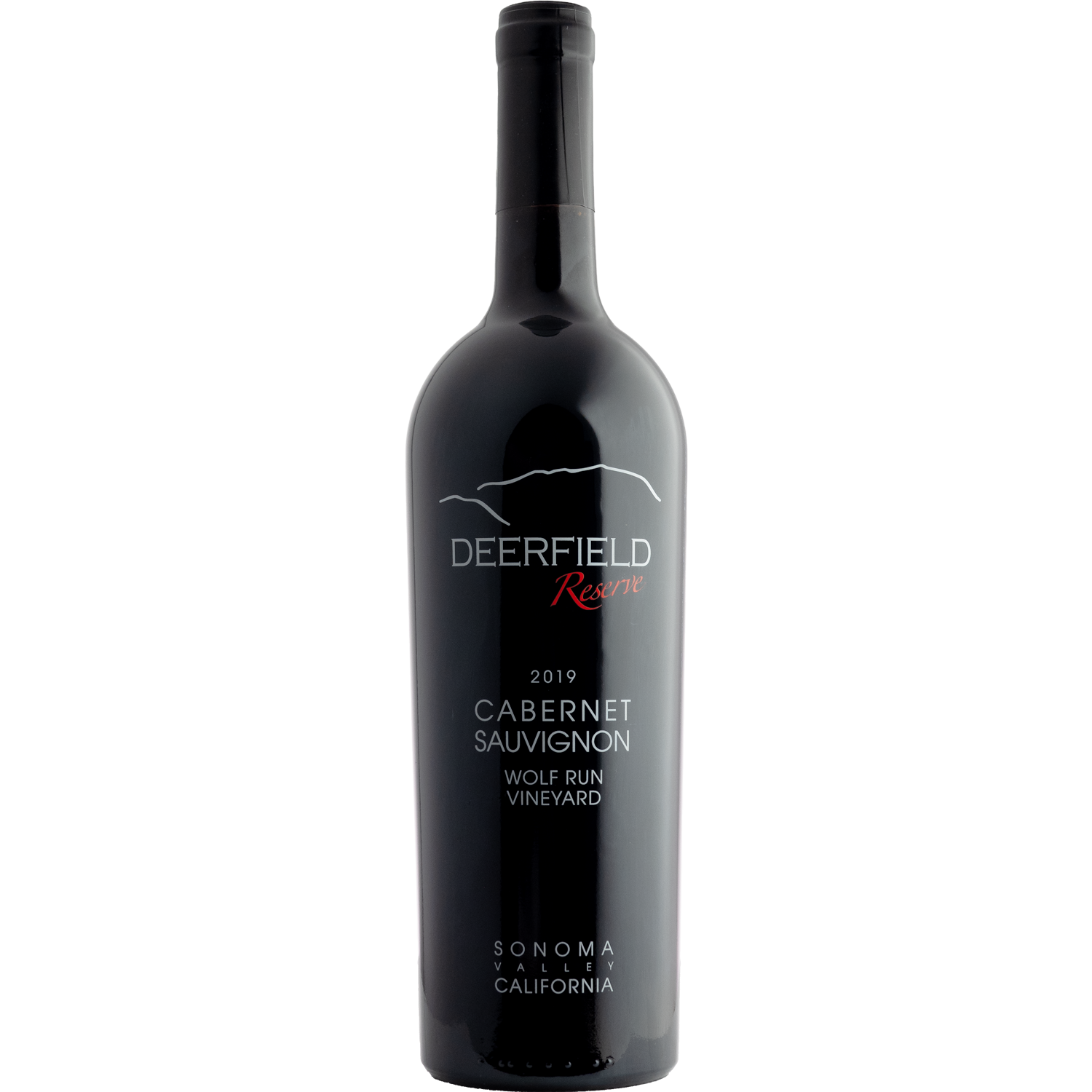 Deerfield Ranch 2019 Wolf Run Vineyard Reserve Cabernet Sauvignon 750ml Wine Bottle