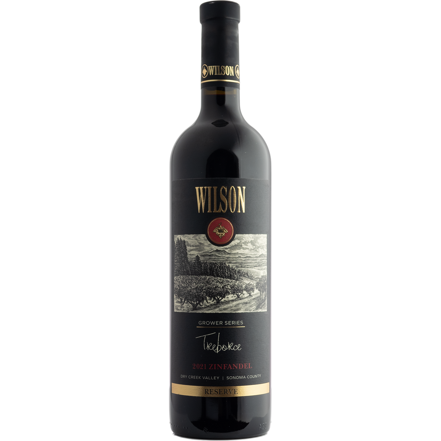 Wilson 2021 'Treborce' Dry Creek Valley Reserve Zinfandel 750ml Wine Bottle