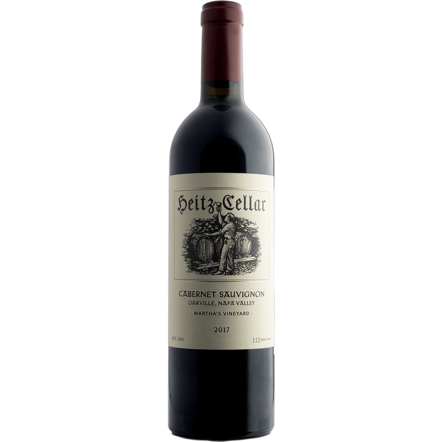 Heitz Cellar 2017 Martha's Vineyard Oakville Cabernet Sauvignon 750ml Wine Bottle