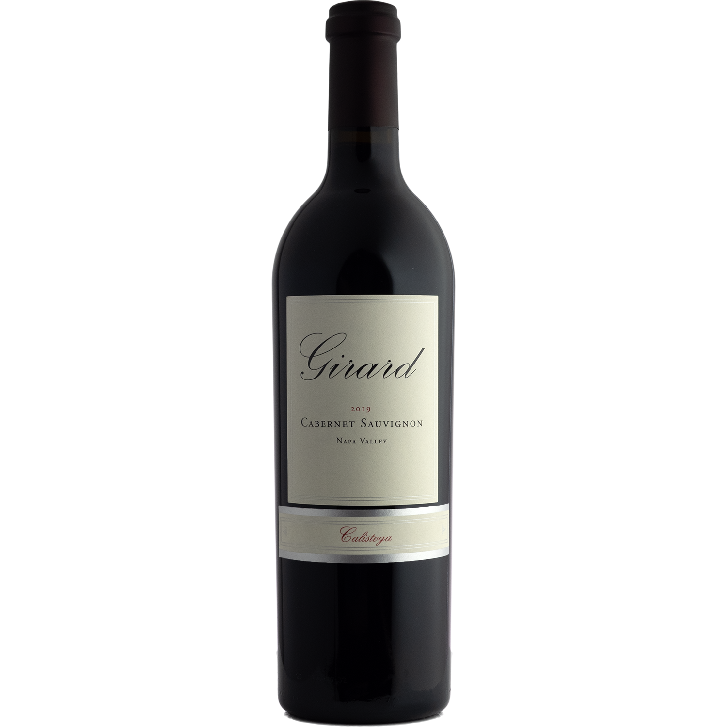 Girard 2019 Calistoga Napa Valley Cabernet Sauvignon 750ml Wine Bottle