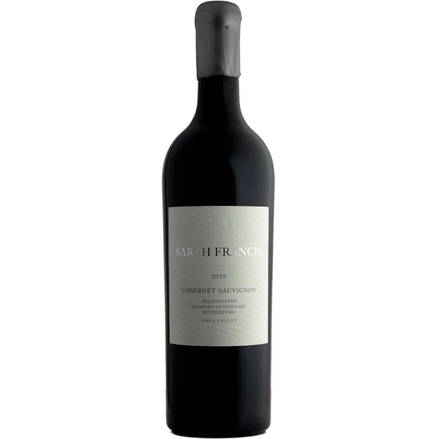 Sarah Francis 2019 Beckstoffer Georges III Vineyard Cabernet Sauvignon 750ml Wine Bottle
