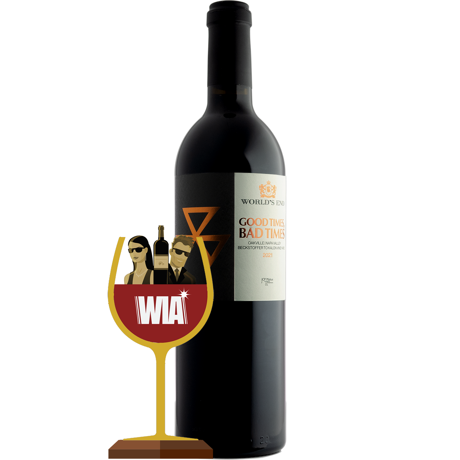 World's End 2021 'Good Times Bad Times' Beckstoffer To Kalon Cabernet Sauvignon 750ml Wine Bottle