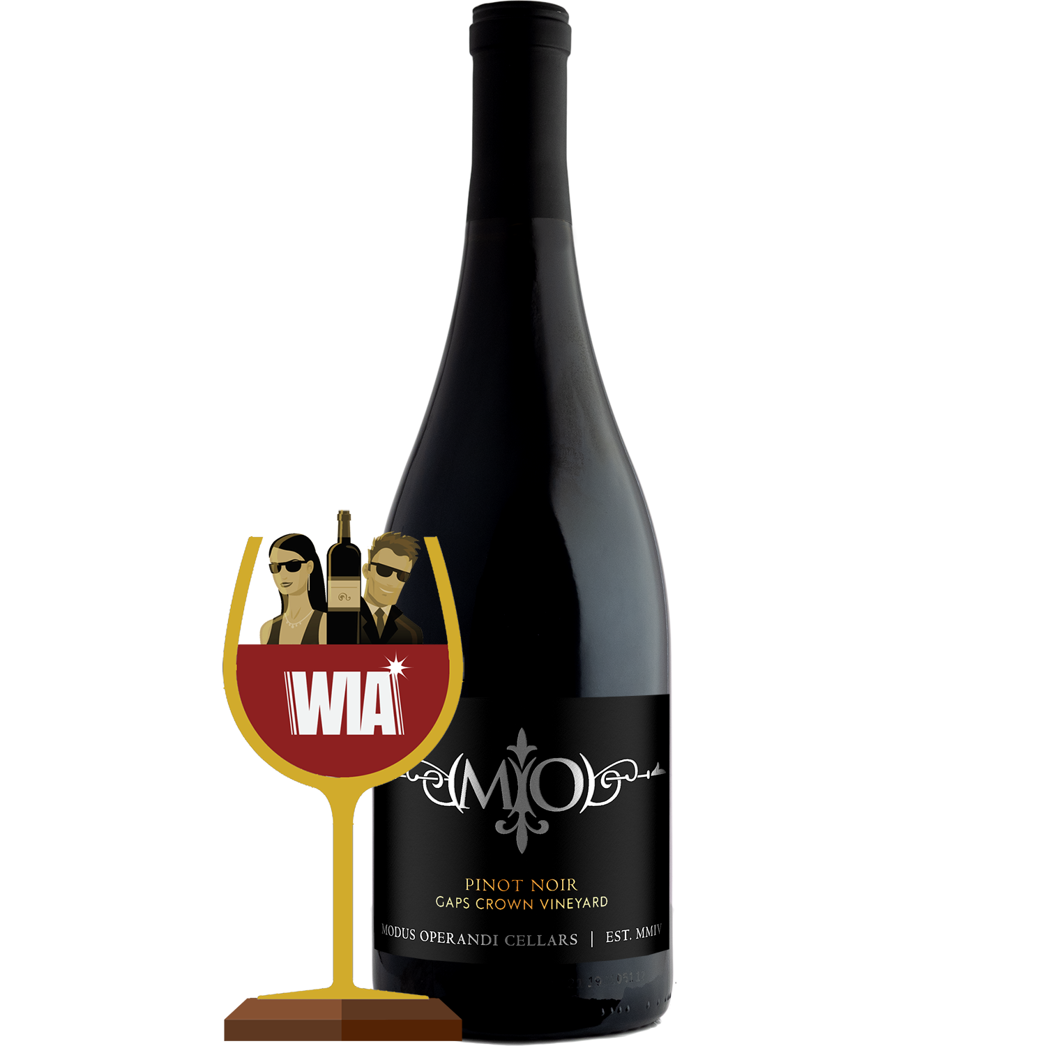 Modus Operandi 2022 Gap's Crown Vineyard Pinot Noir 750ml Wine Bottle