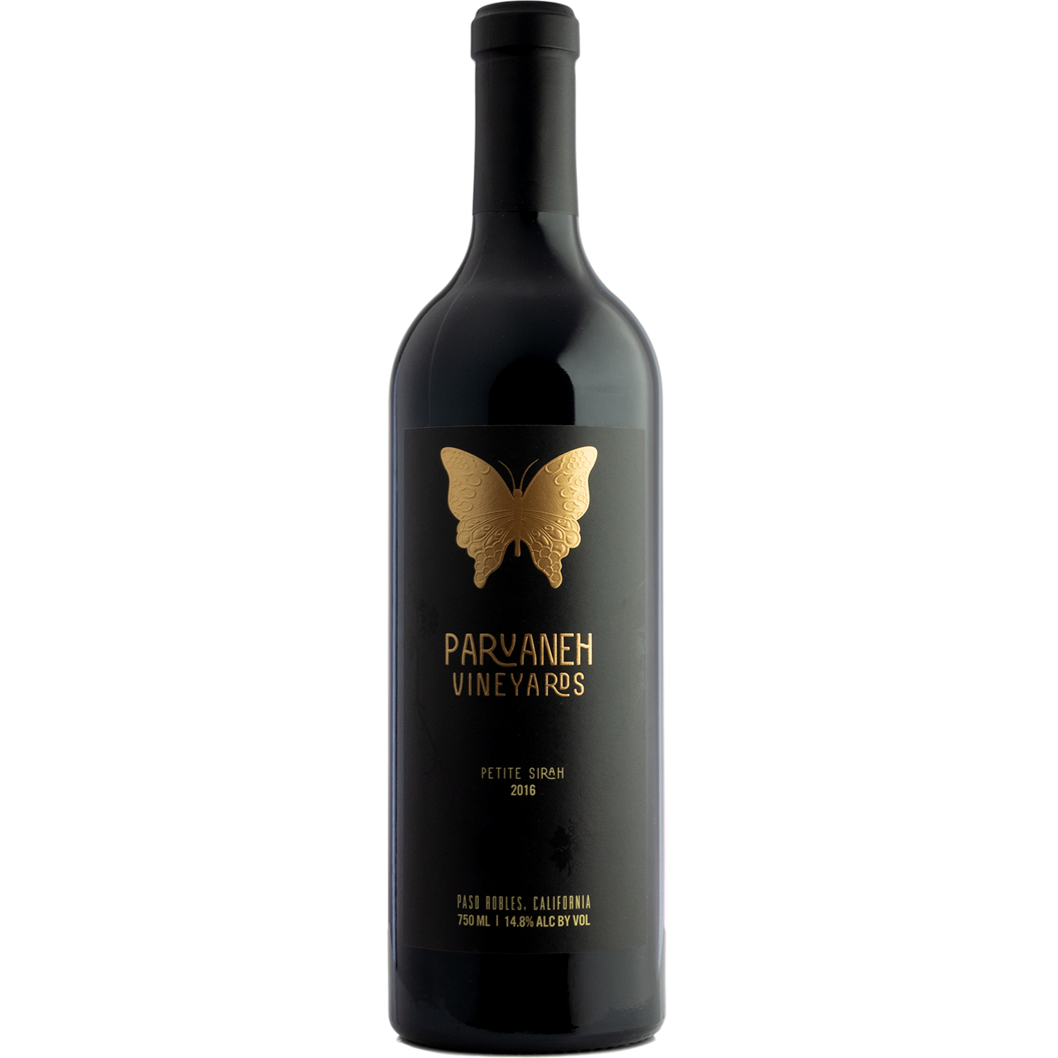 Parvaneh 2016 Paso Robles Petite Sirah 750ml Wine Bottle