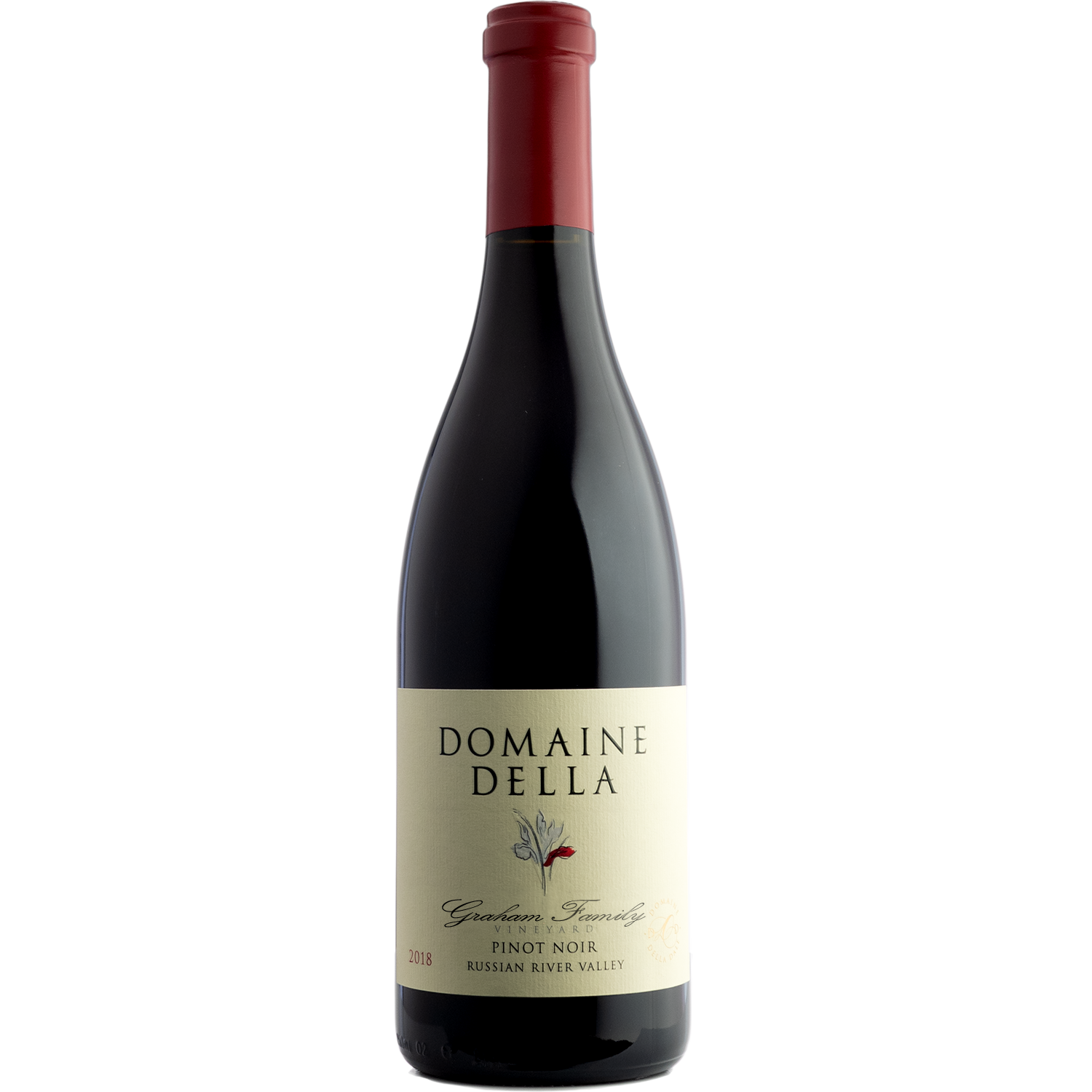 Domaine Della 2018 Graham Family Vineyard RRV Pinot Noir 750ml Wine Bottle