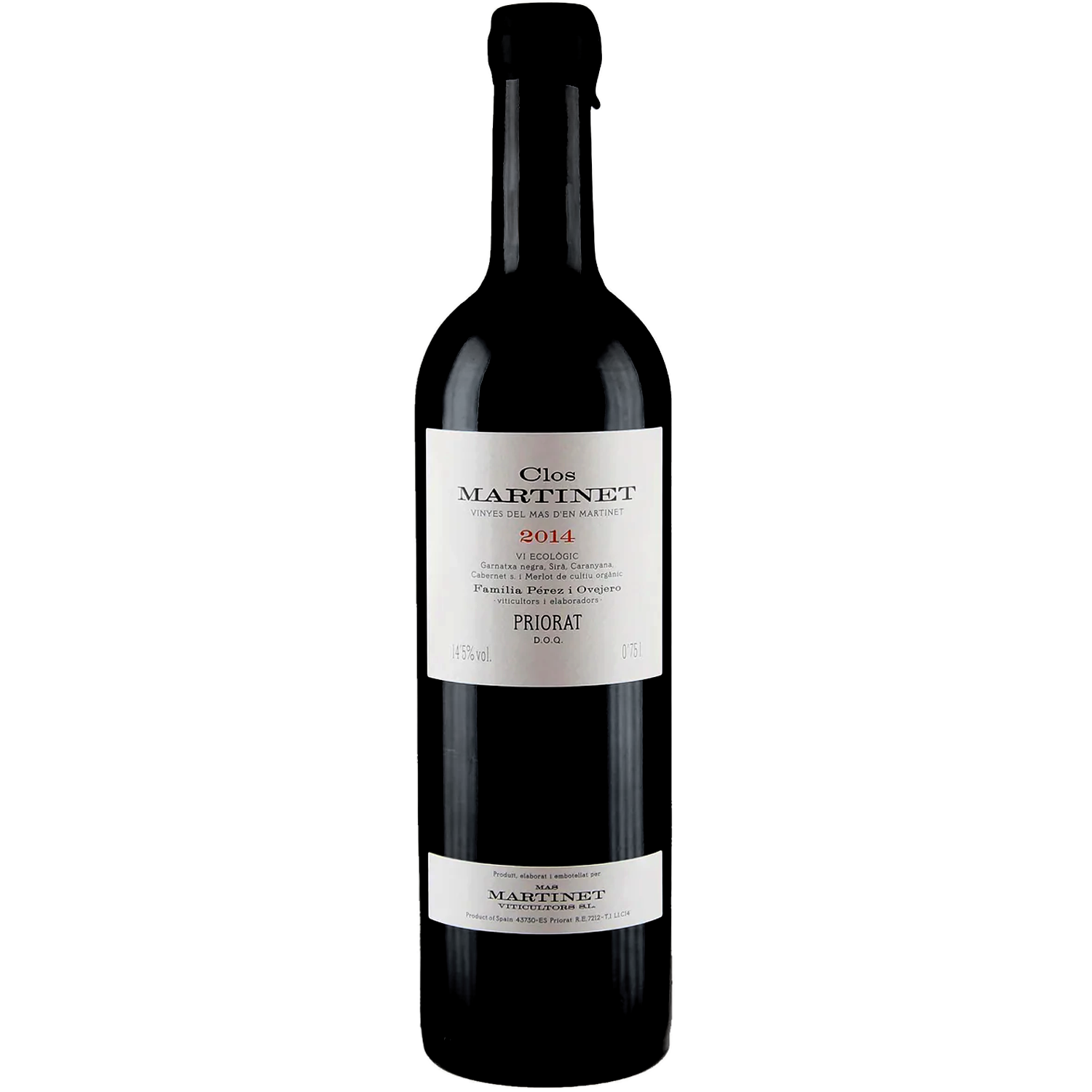 Mas Martinet 2014 'Clos Martinet' Priorat 750ml Wine Bottle