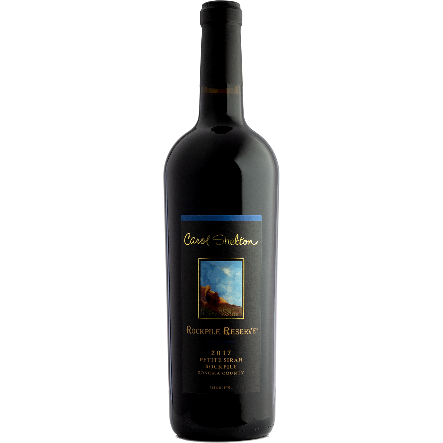 Carol Shelton 2017 Rockpile Reserve Petite Sirah 750ml Wine Bottle
