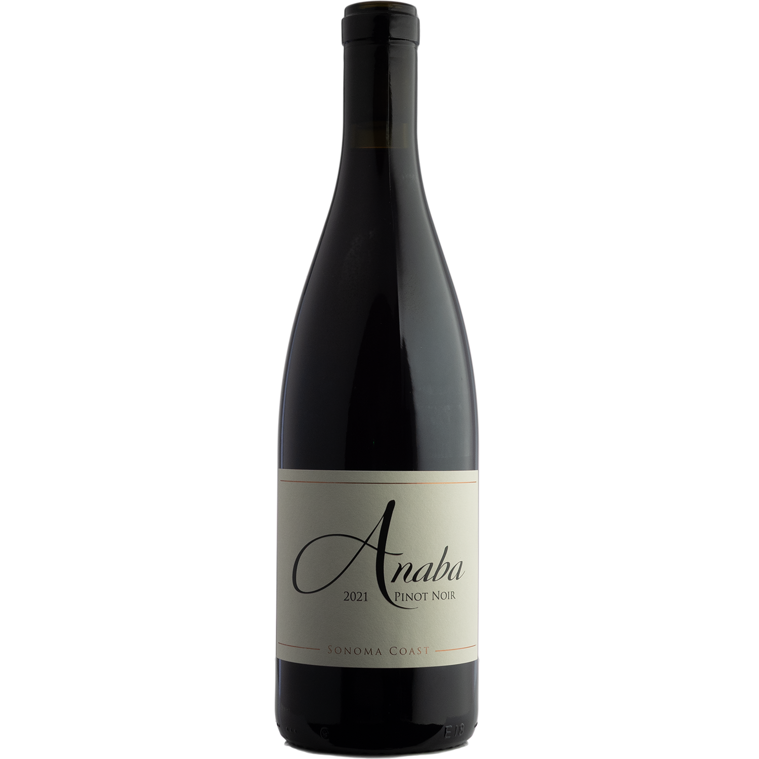 Anaba Wines 2021 Sonoma Coast Pinot Noir 750ml Wine Bottle