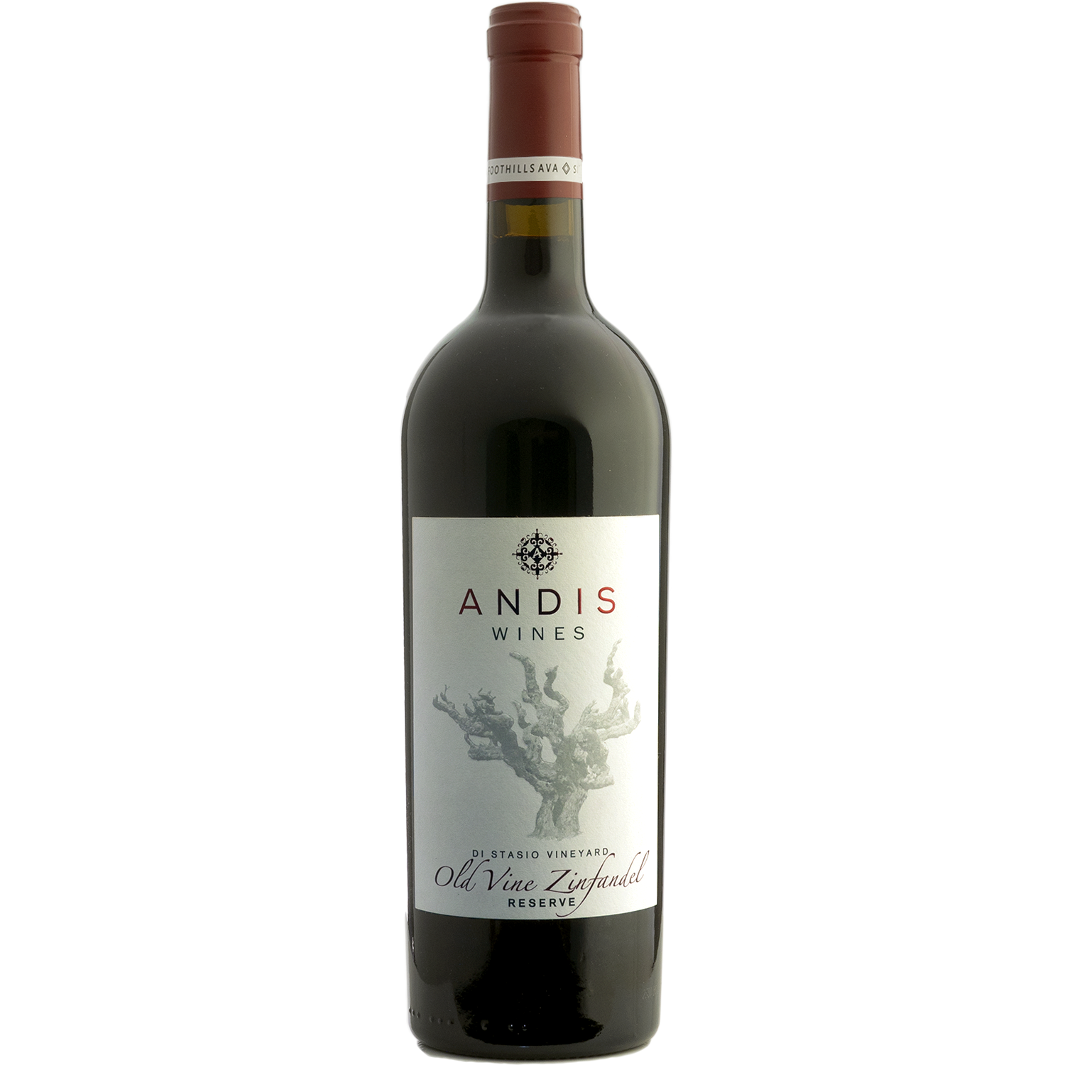 Andis 2021 Di Stasio Vineyard Old Vine Reserve Zinfandel 750ml Wine Bottle