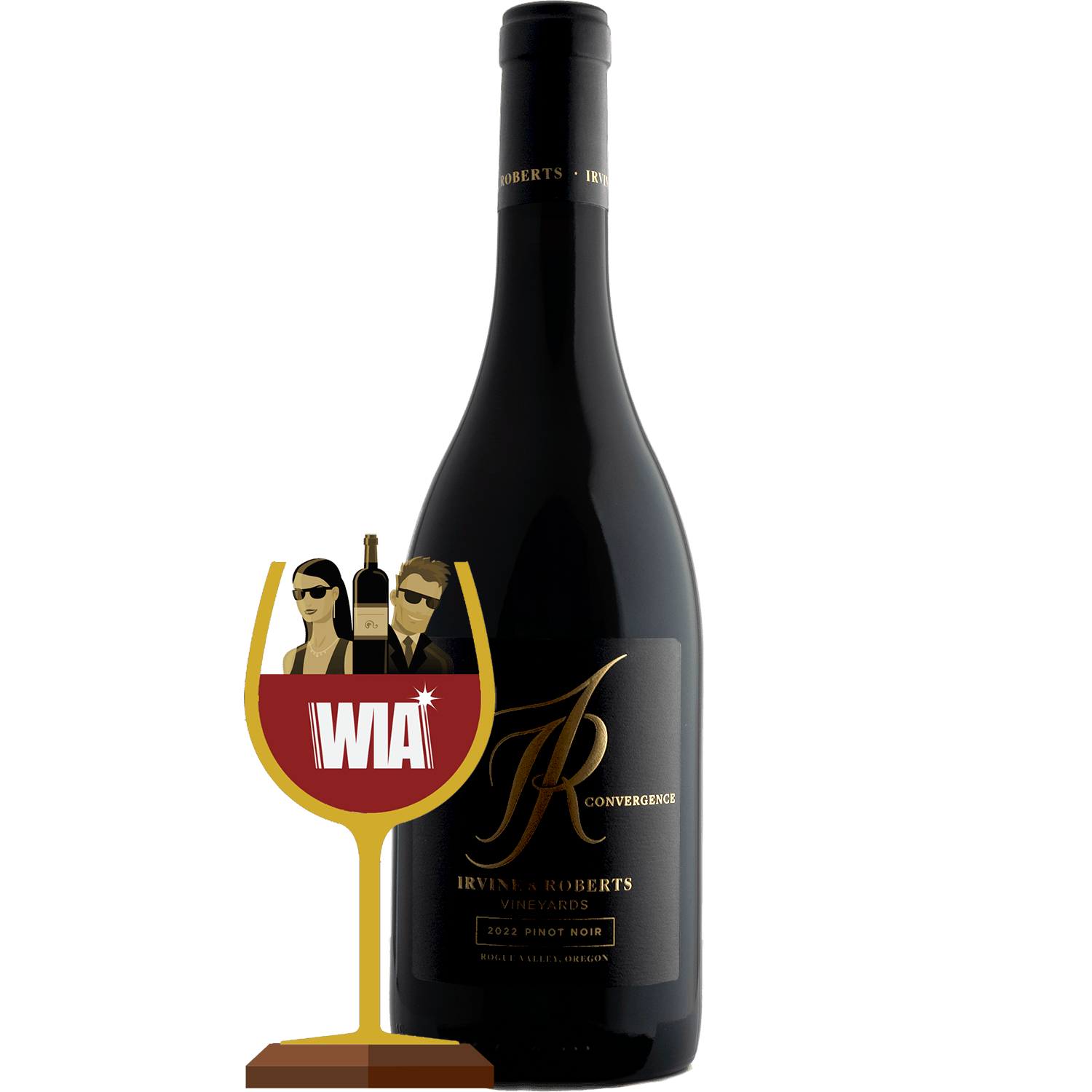 Irvine & Roberts 2022 'Convergence' Rogue Valley Estate Pinot Noir 750ml Wine Bottle