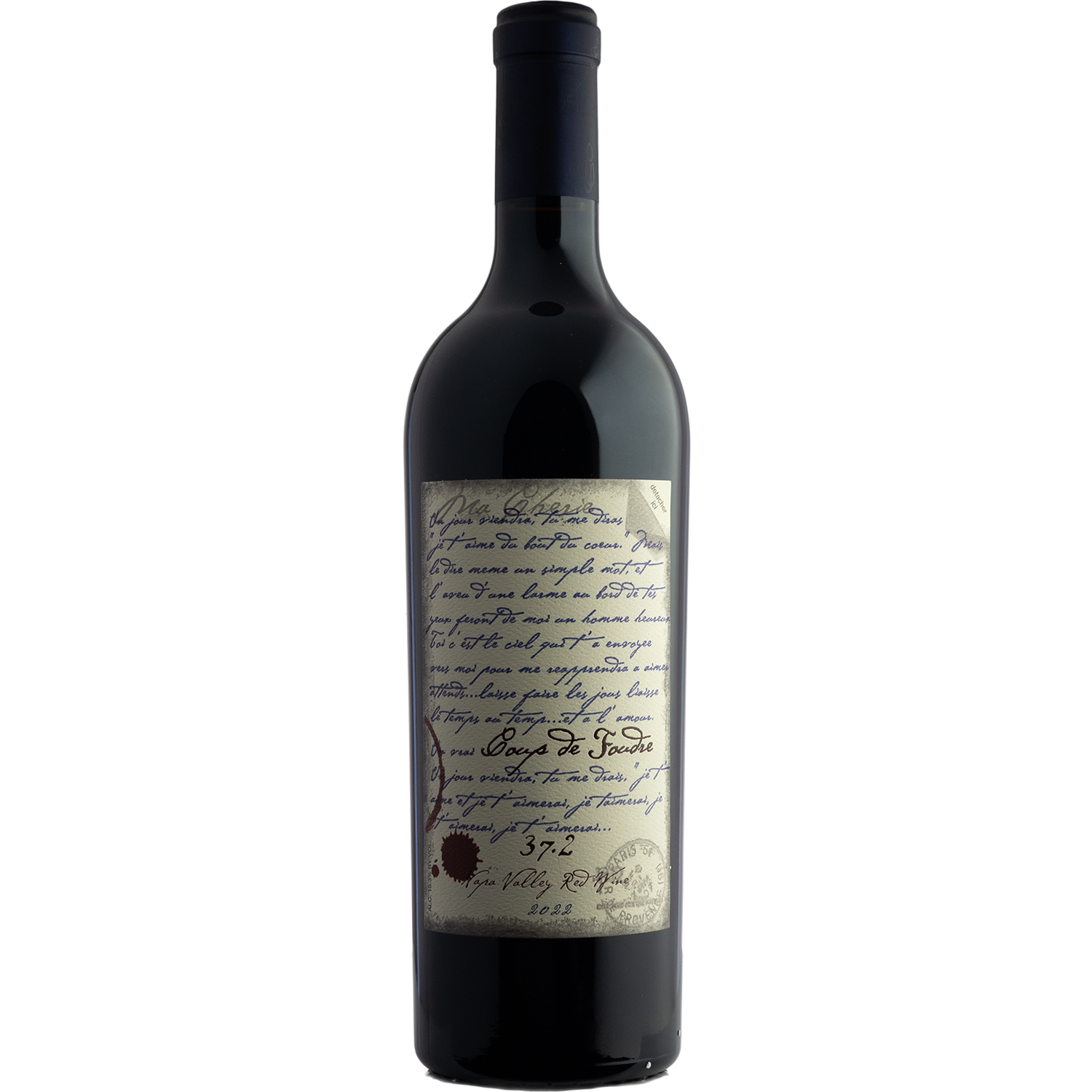 Coup de Foudre 2022 '37.2 Cuvée' Napa Valley Red 750ml Wine Bottle