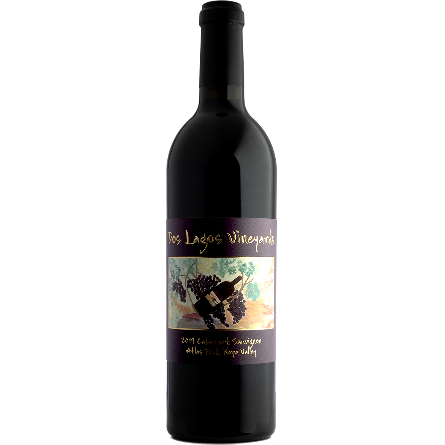 Dos Lagos Vineyards 2019 Atlas Peak Estate Cabernet Sauvignon 750ml Wine Bottle