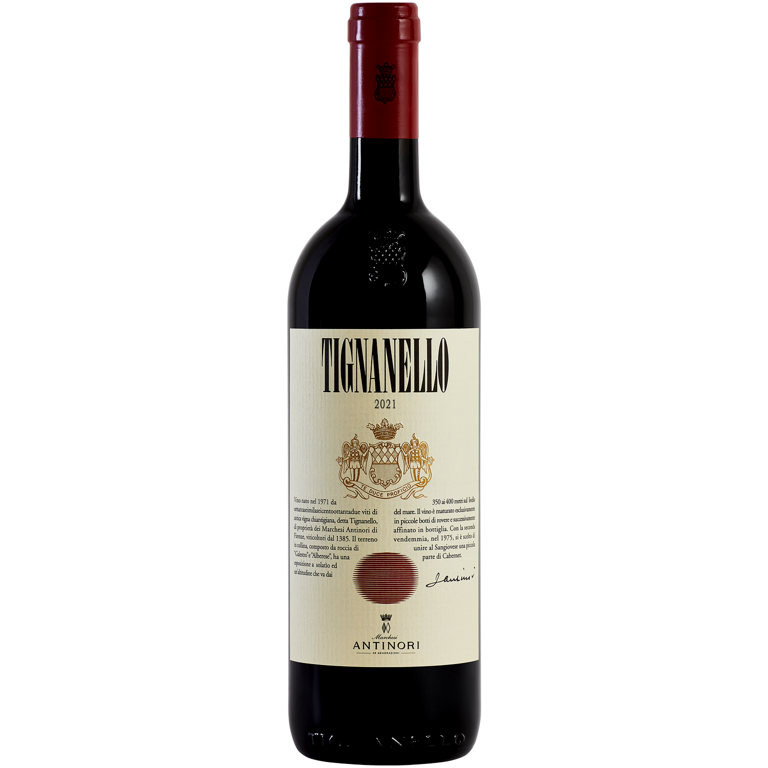 Marchesi Antinori 2021 'Tignanello' Toscana IGT 750ml Wine Bottle